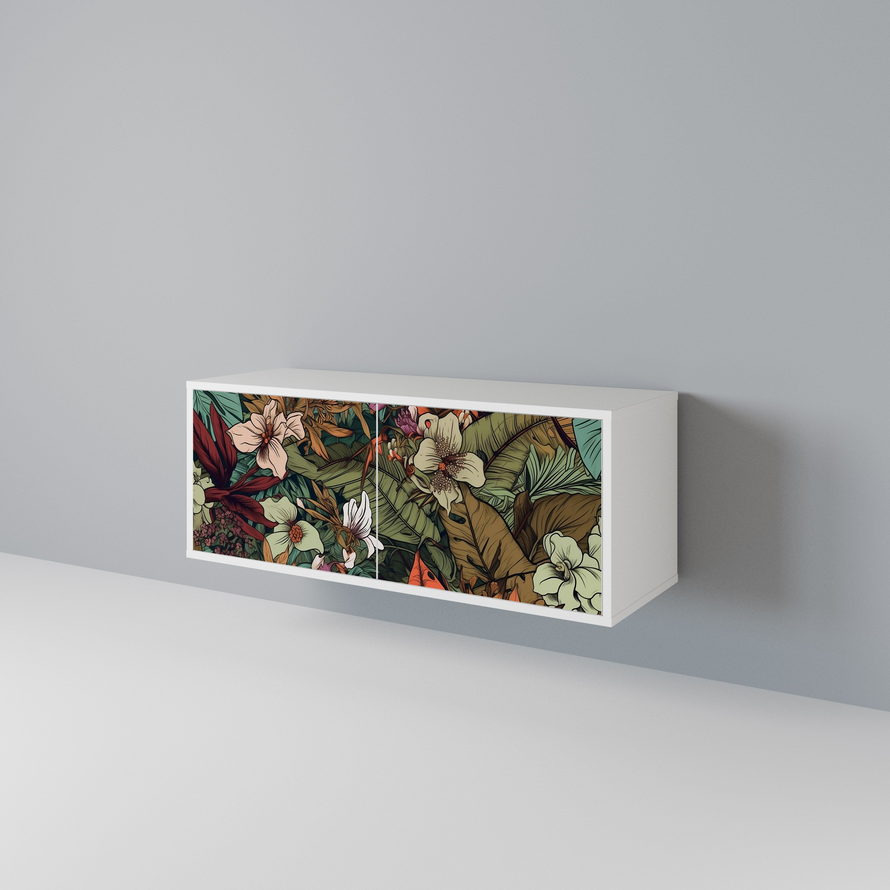BOTANICAL EMERGENCE Móvel de TV Compacto de 2 Portas