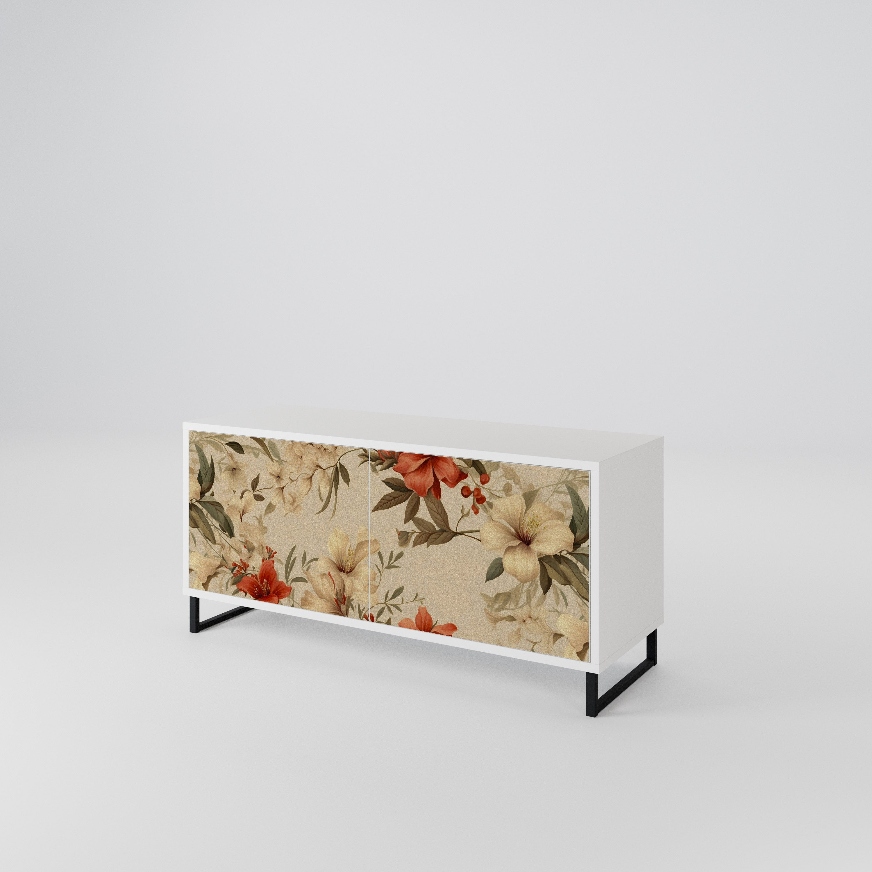 BLOOMING HARMONY Móvel de TV Compacto de 2 Portas