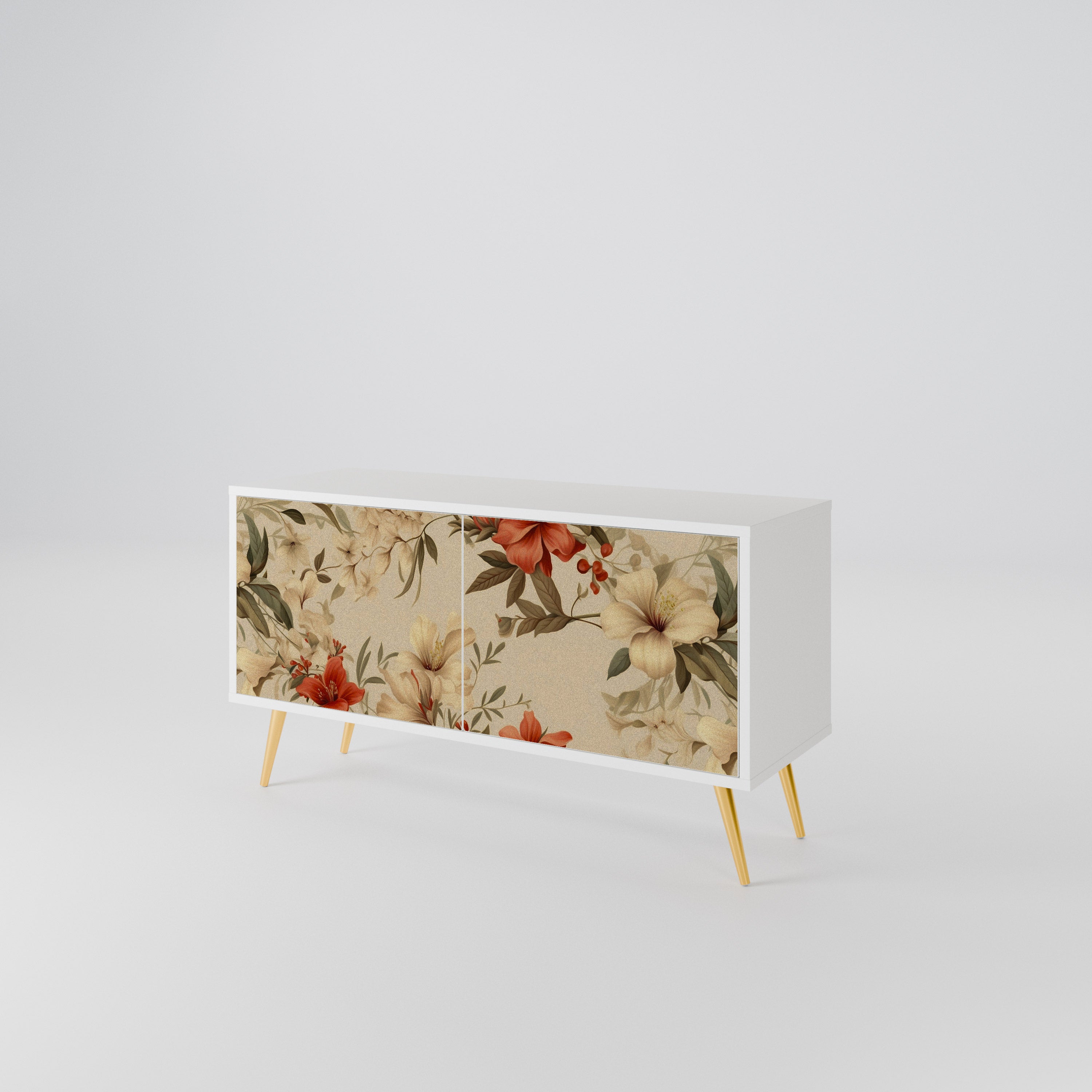 BLOOMING HARMONY Móvel de TV Compacto de 2 Portas