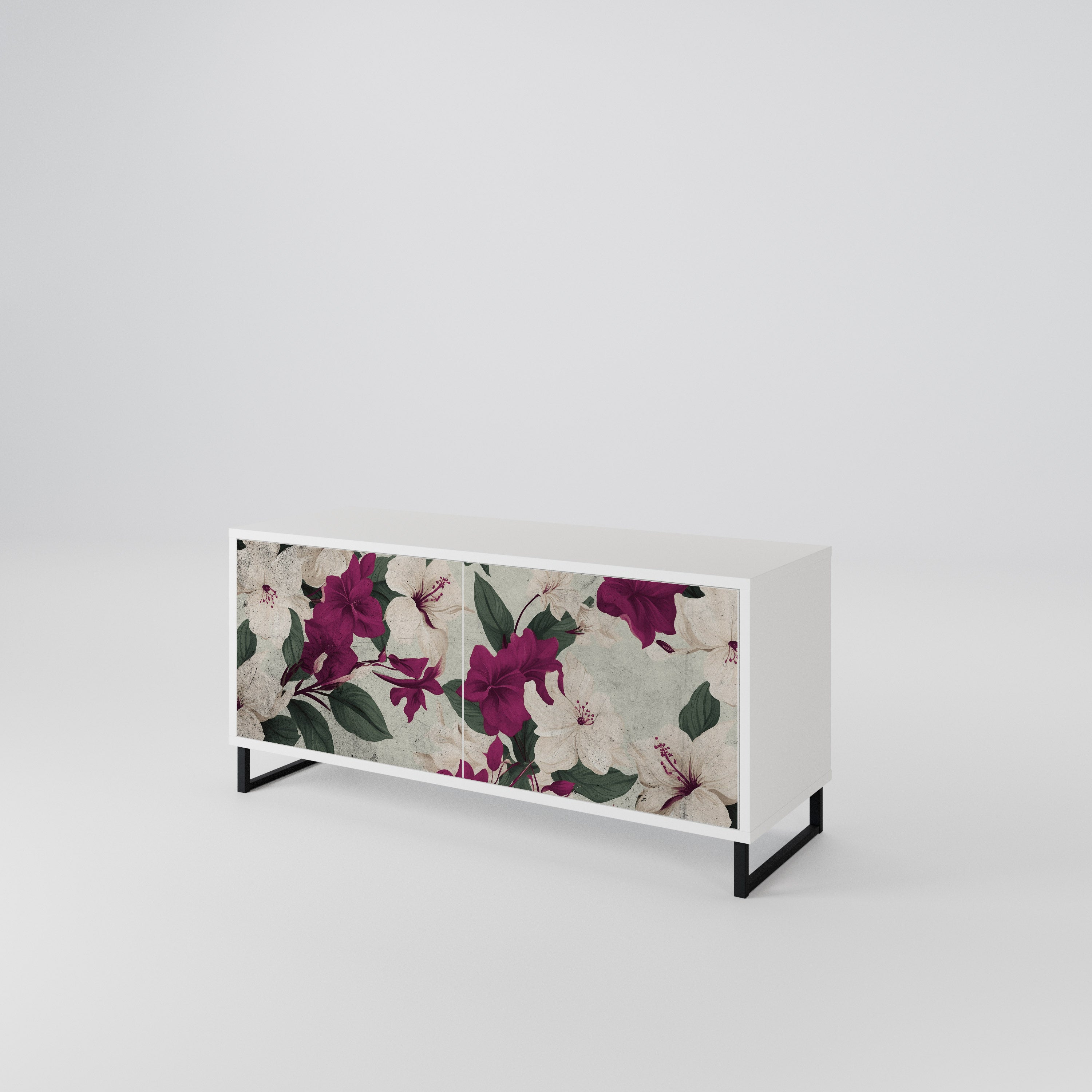 FLOWERET DREAM Móvel de TV Compacto de 2 Portas