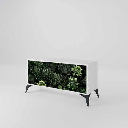 SUCCULENT JUNGLE Compact 2-Door TV Cabinet