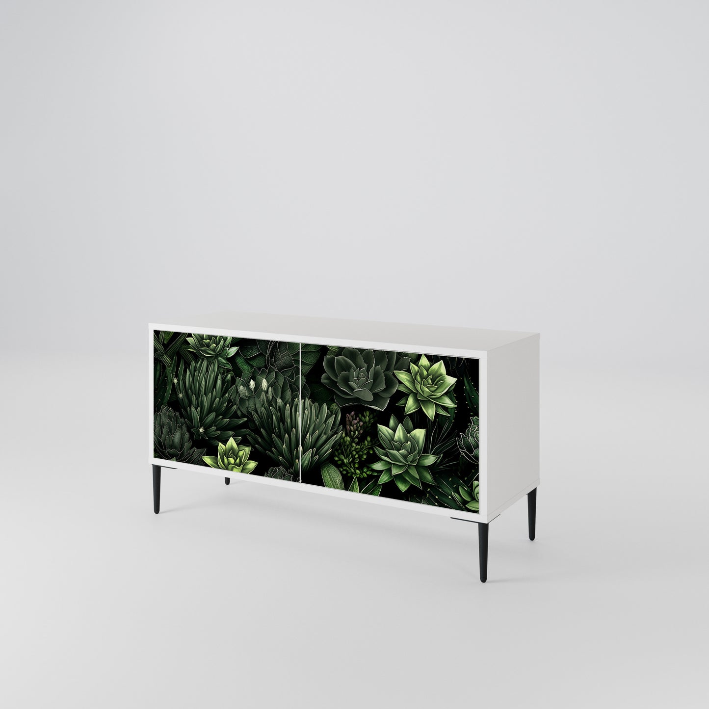 SUCCULENT JUNGLE Compact 2-Door TV Cabinet