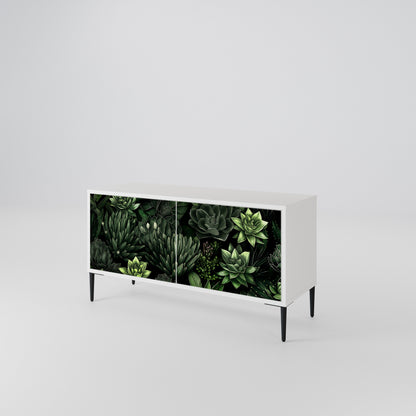 SUCCULENT JUNGLE Compact 2-Door TV Cabinet