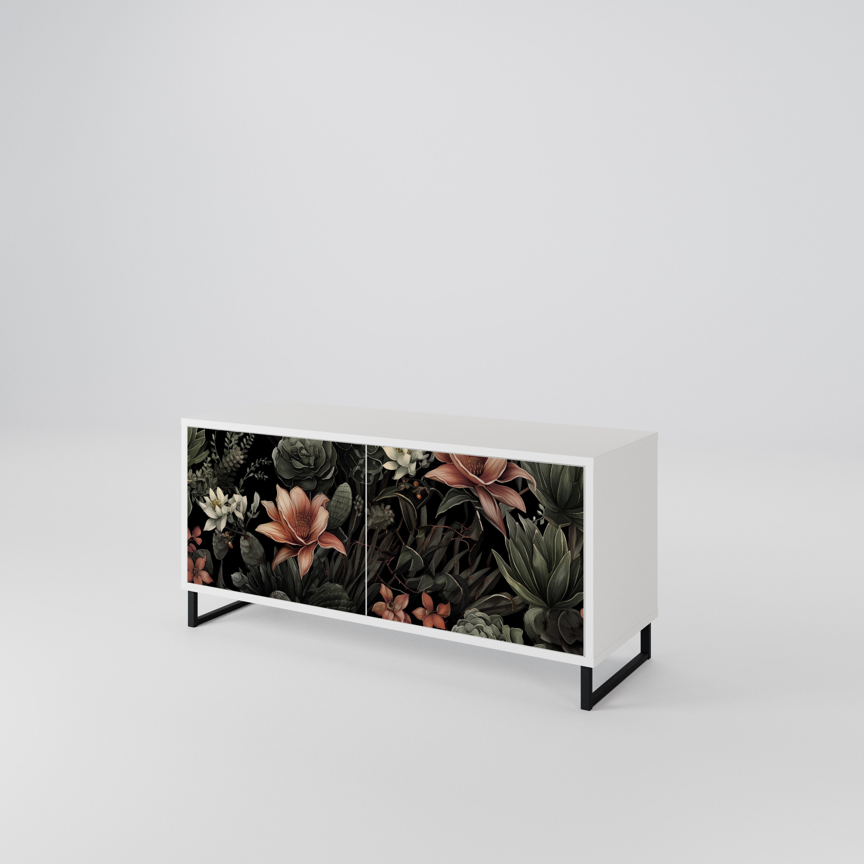 SECRET VERDURE Móvel de TV Compacto de 2 Portas