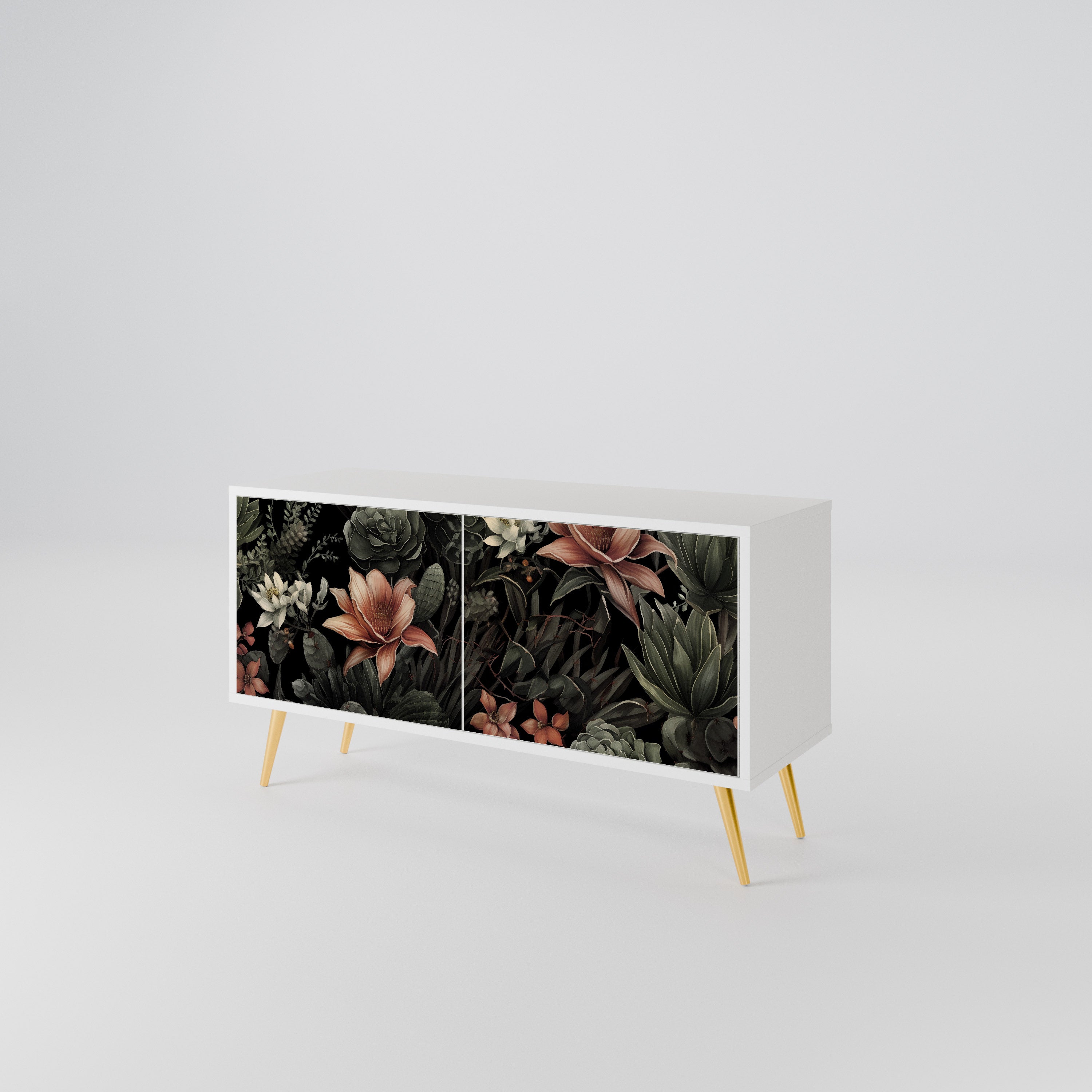 SECRET VERDURE Móvel de TV Compacto de 2 Portas