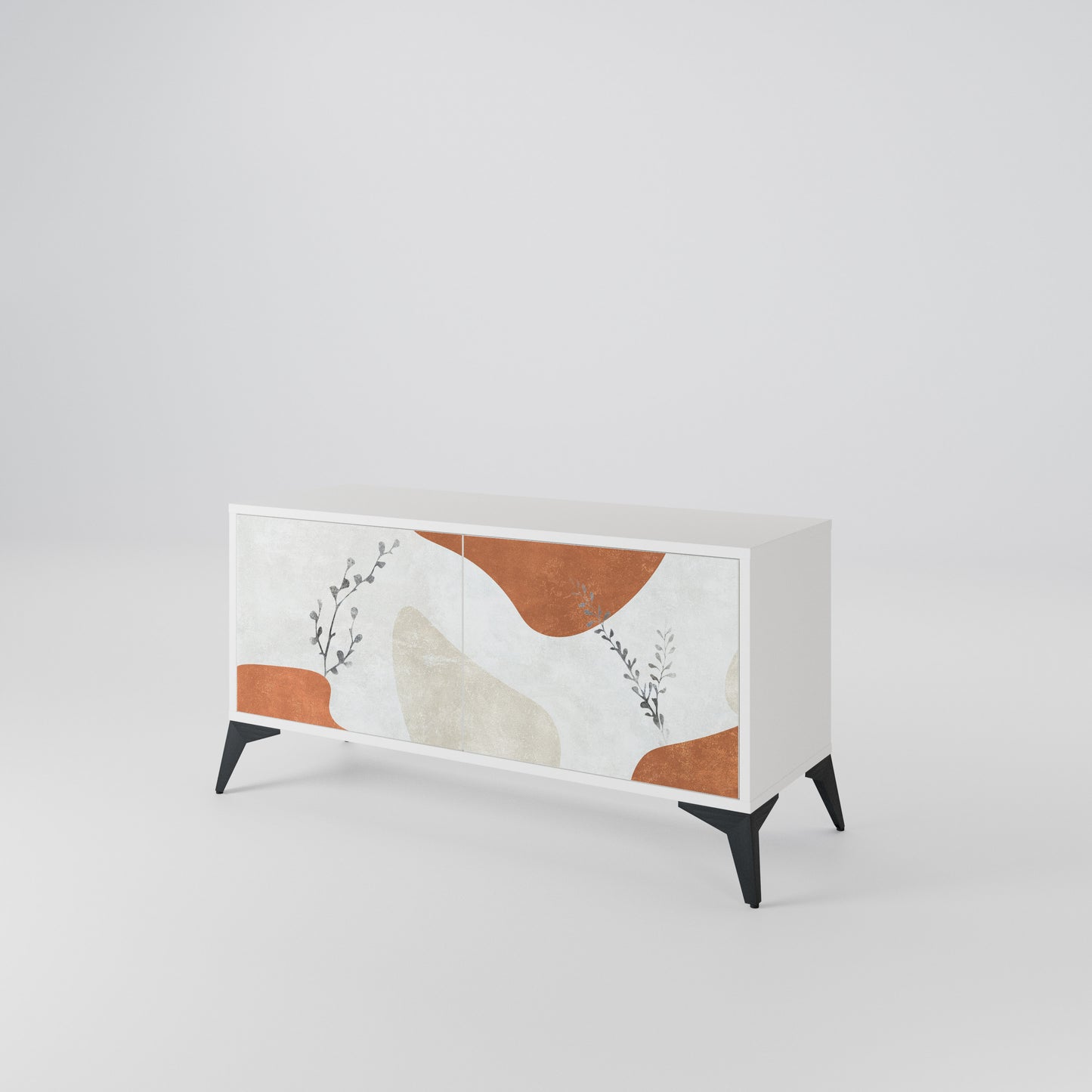 TRANQUIL TWIG Móvel de TV Compacto de 2 Portas