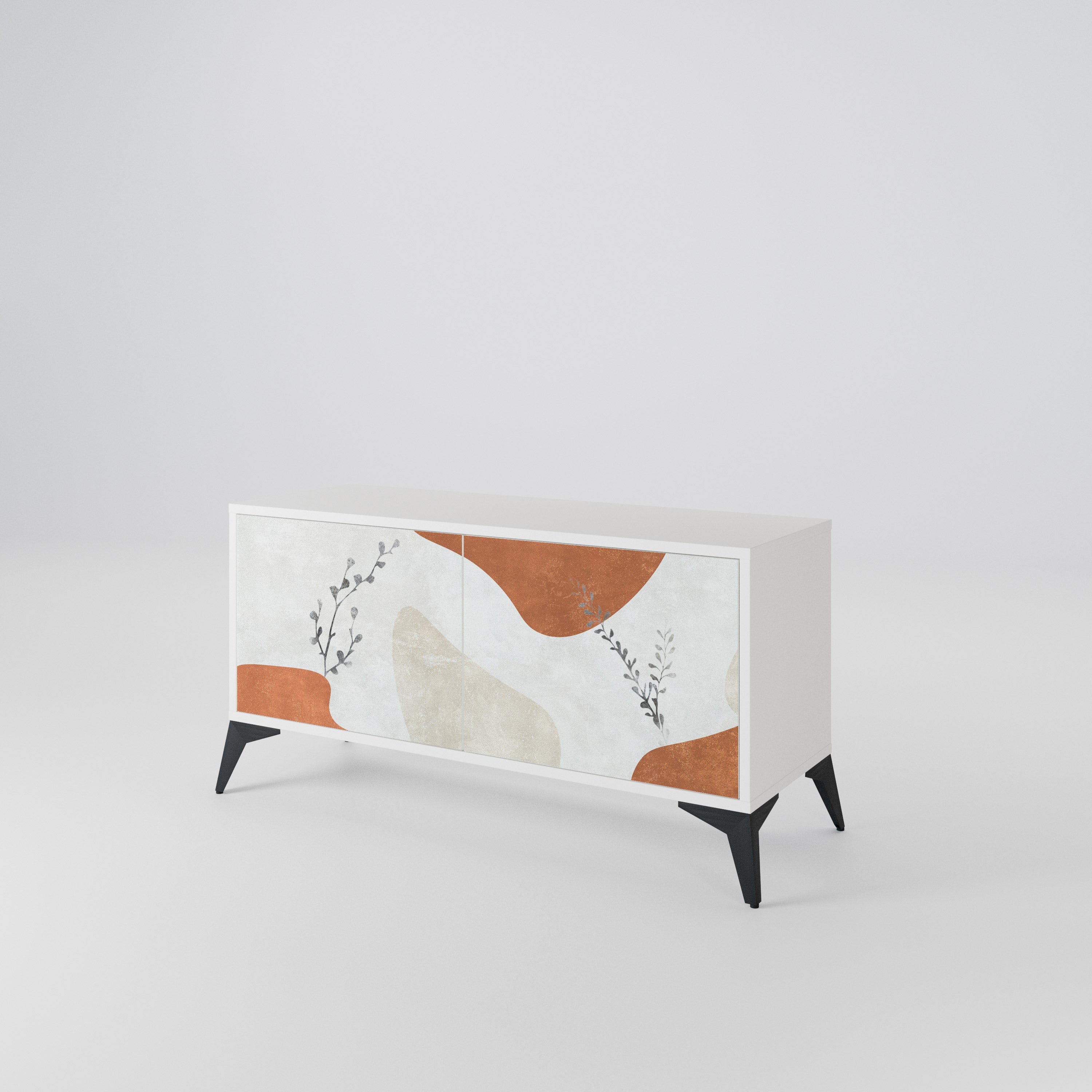 TRANQUIL TWIG Móvel de TV Compacto de 2 Portas