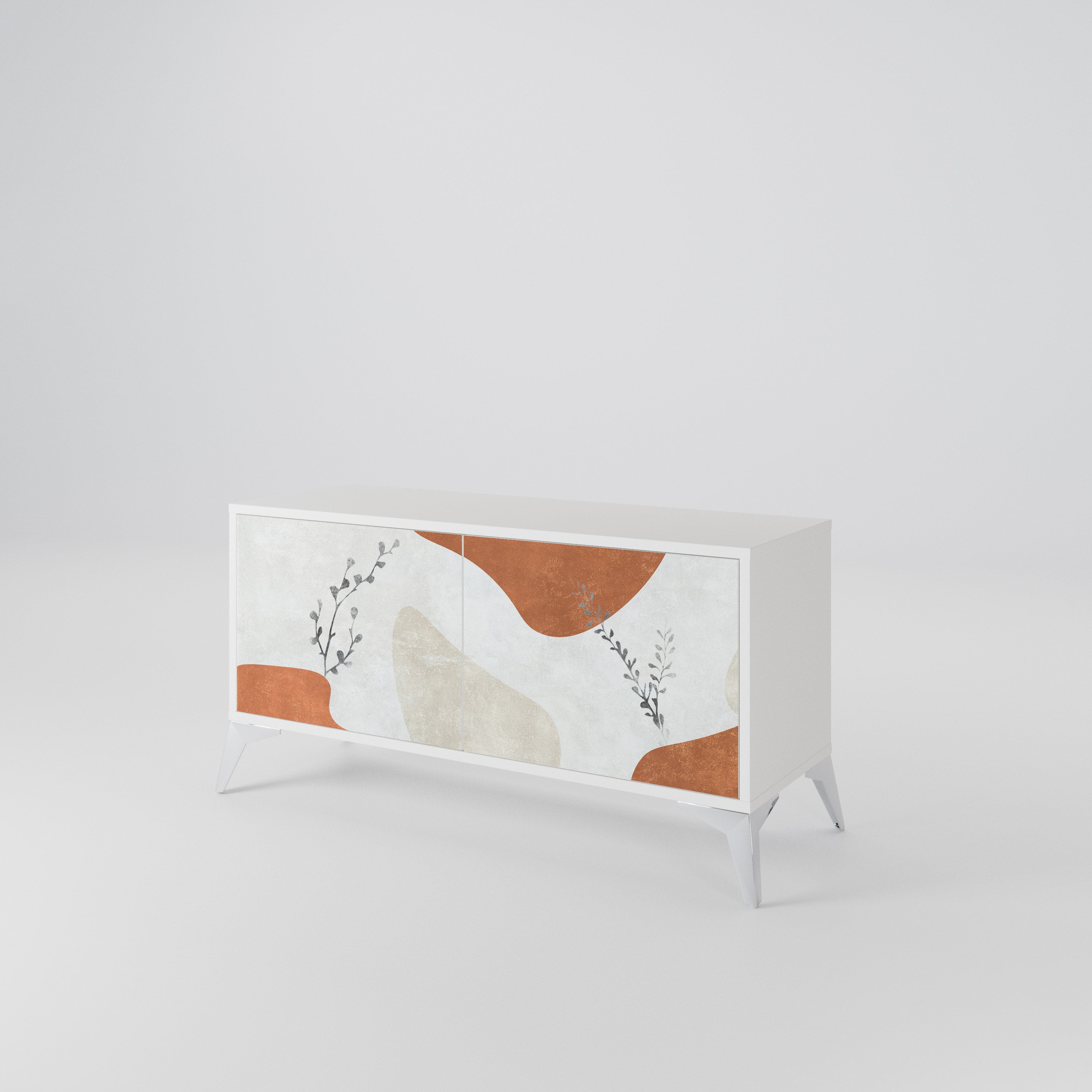 TRANQUIL TWIG Móvel de TV Compacto de 2 Portas