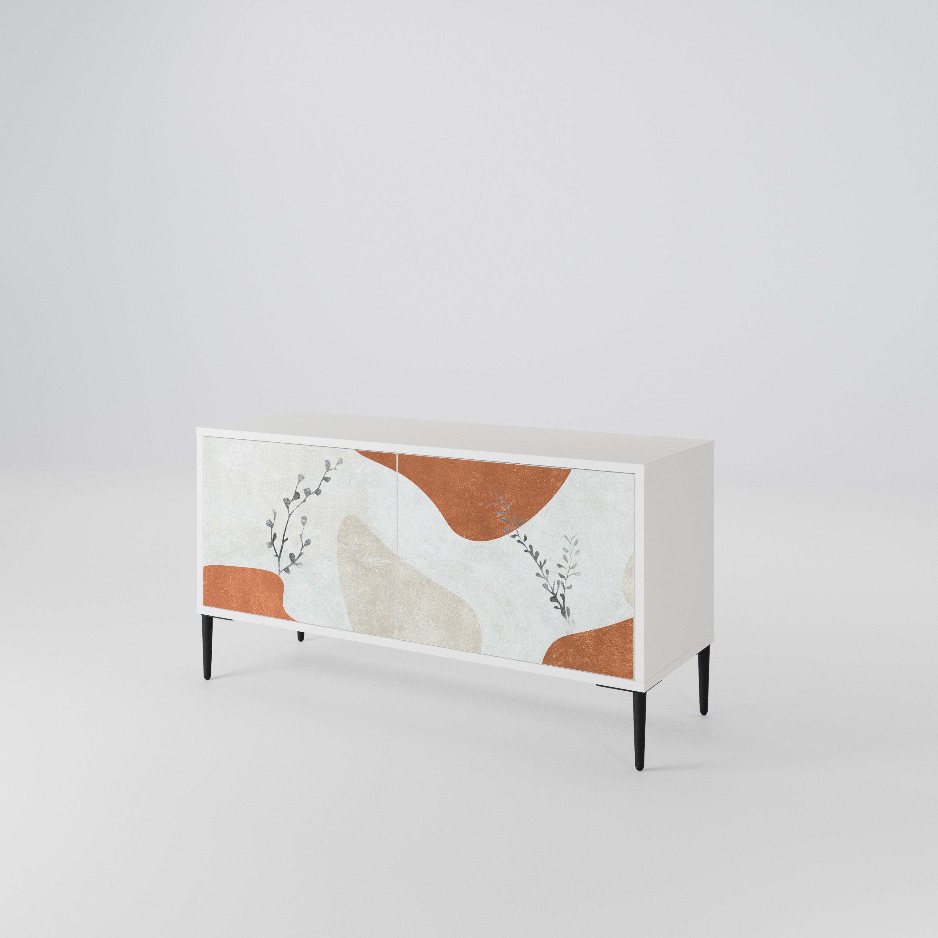 TRANQUIL TWIG Móvel de TV Compacto de 2 Portas