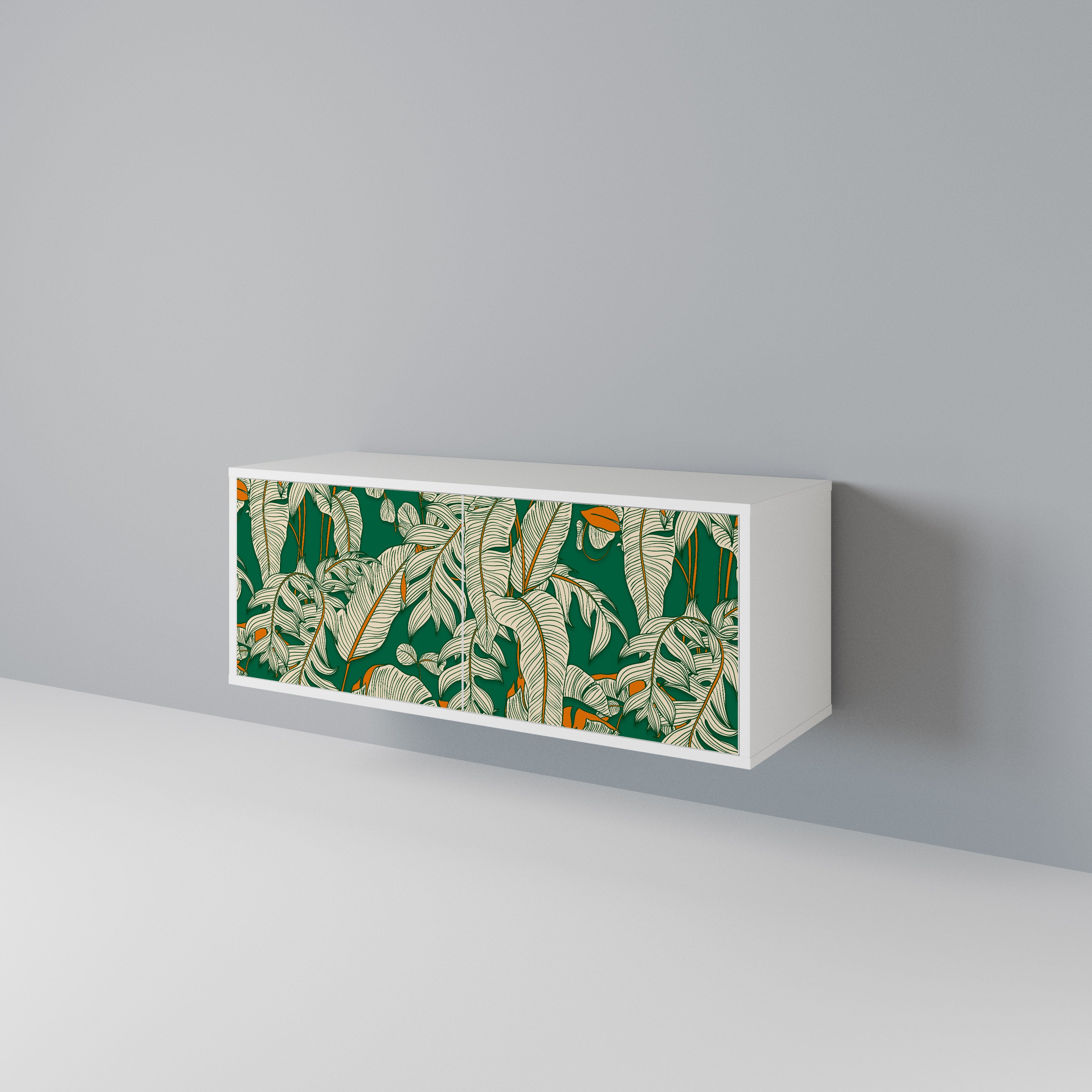 VERDANT PLEASURES Móvel de TV Compacto de 2 Portas