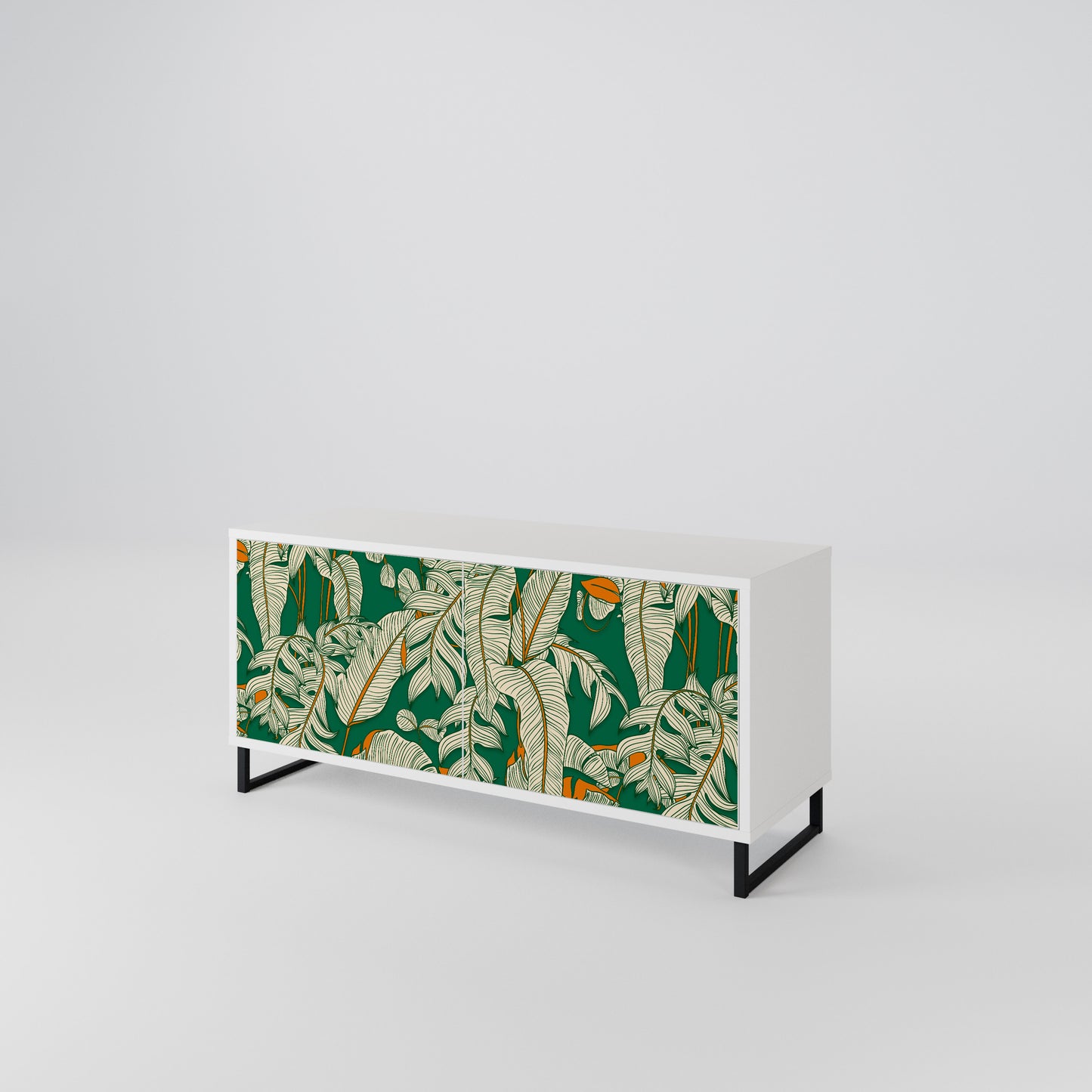 VERDANT PLEASURES Compact 2-Door TV Cabinet