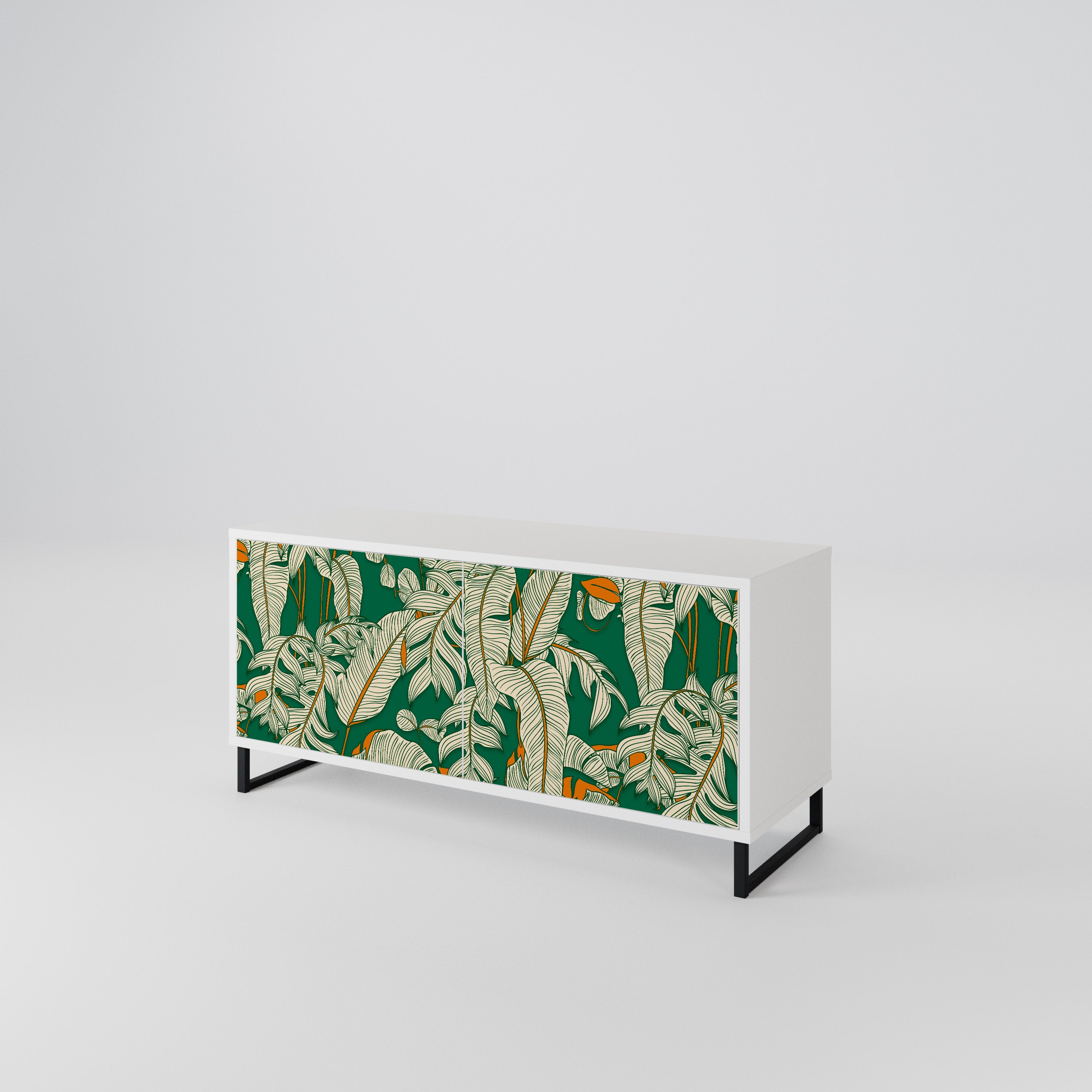 VERDANT PLEASURES Móvel de TV Compacto de 2 Portas