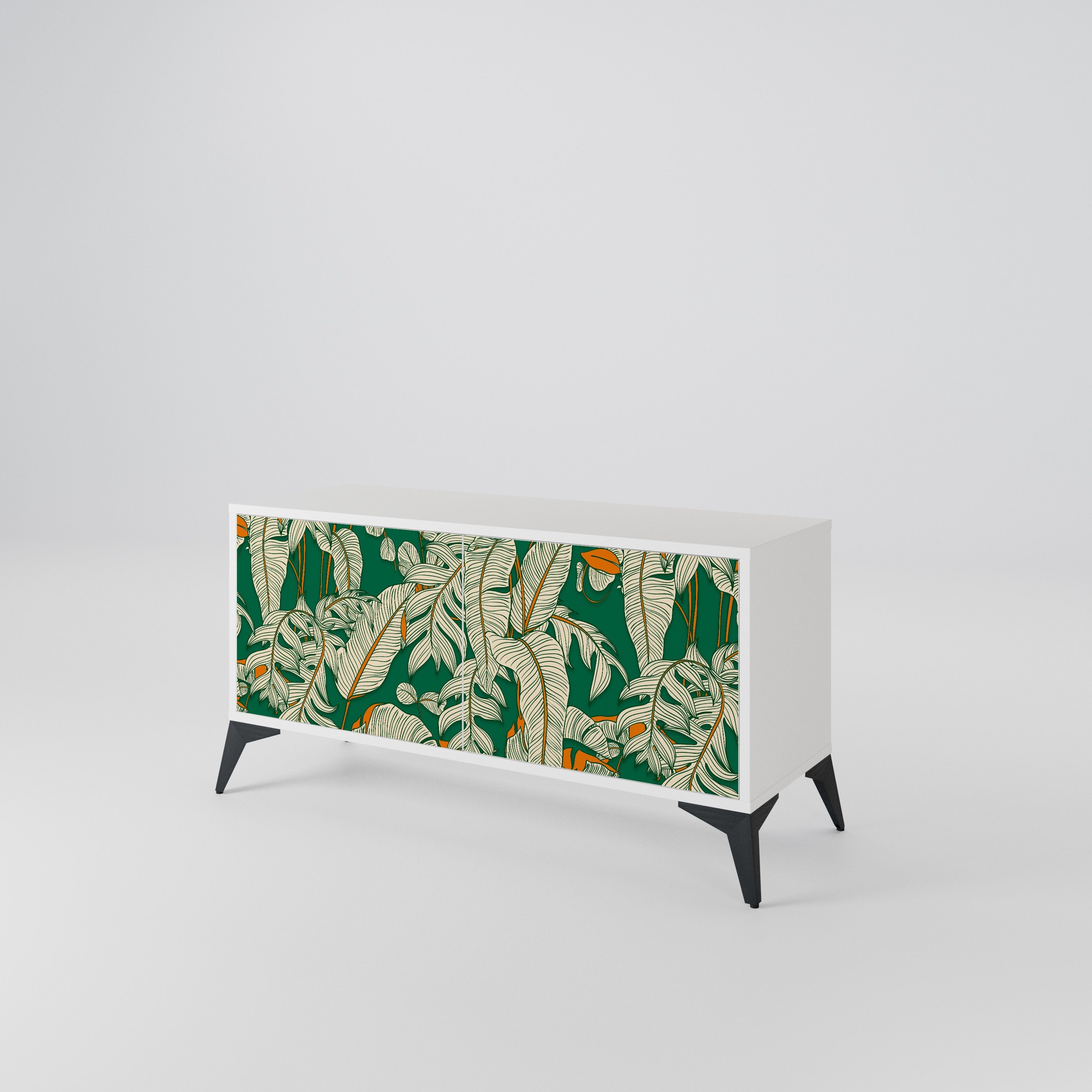 VERDANT PLEASURES Móvel de TV Compacto de 2 Portas