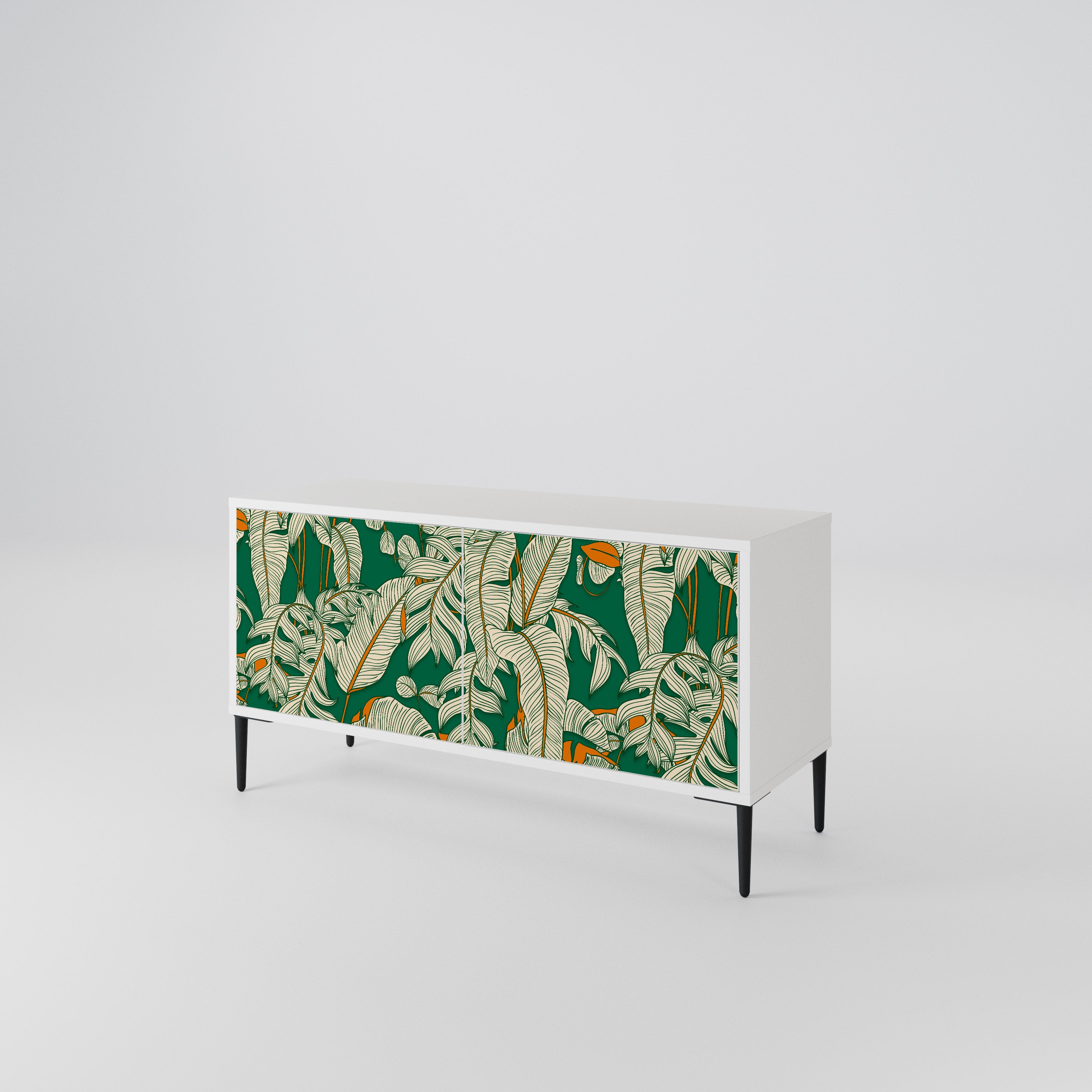 VERDANT PLEASURES Móvel de TV Compacto de 2 Portas