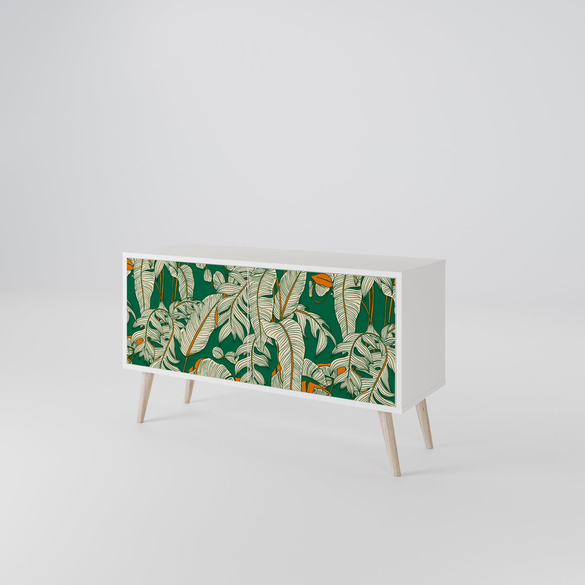 VERDANT PLEASURES Móvel de TV Compacto de 2 Portas