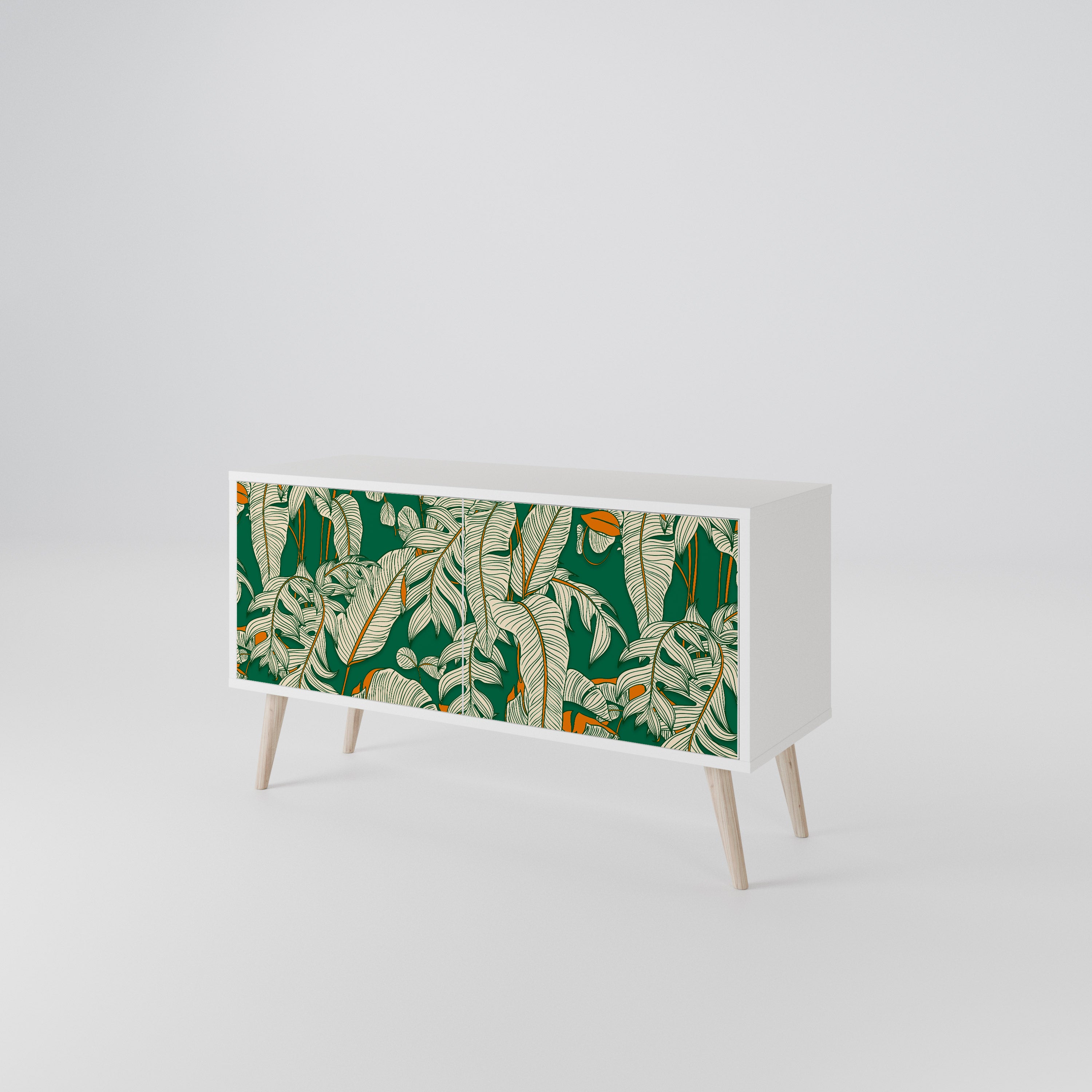 VERDANT PLEASURES Móvel de TV Compacto de 2 Portas