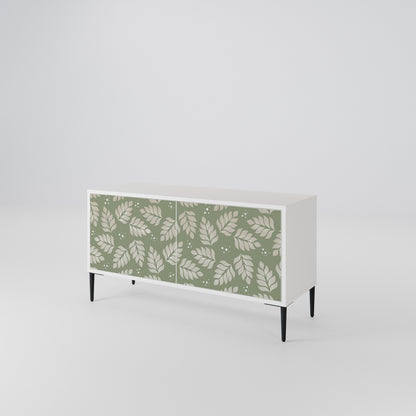 LEAVES ON GREEN Compact 2-Door TV Cabinet