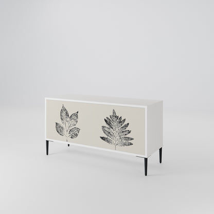 LEAFY STAMPS Móvel de TV Compacto de 2 Portas