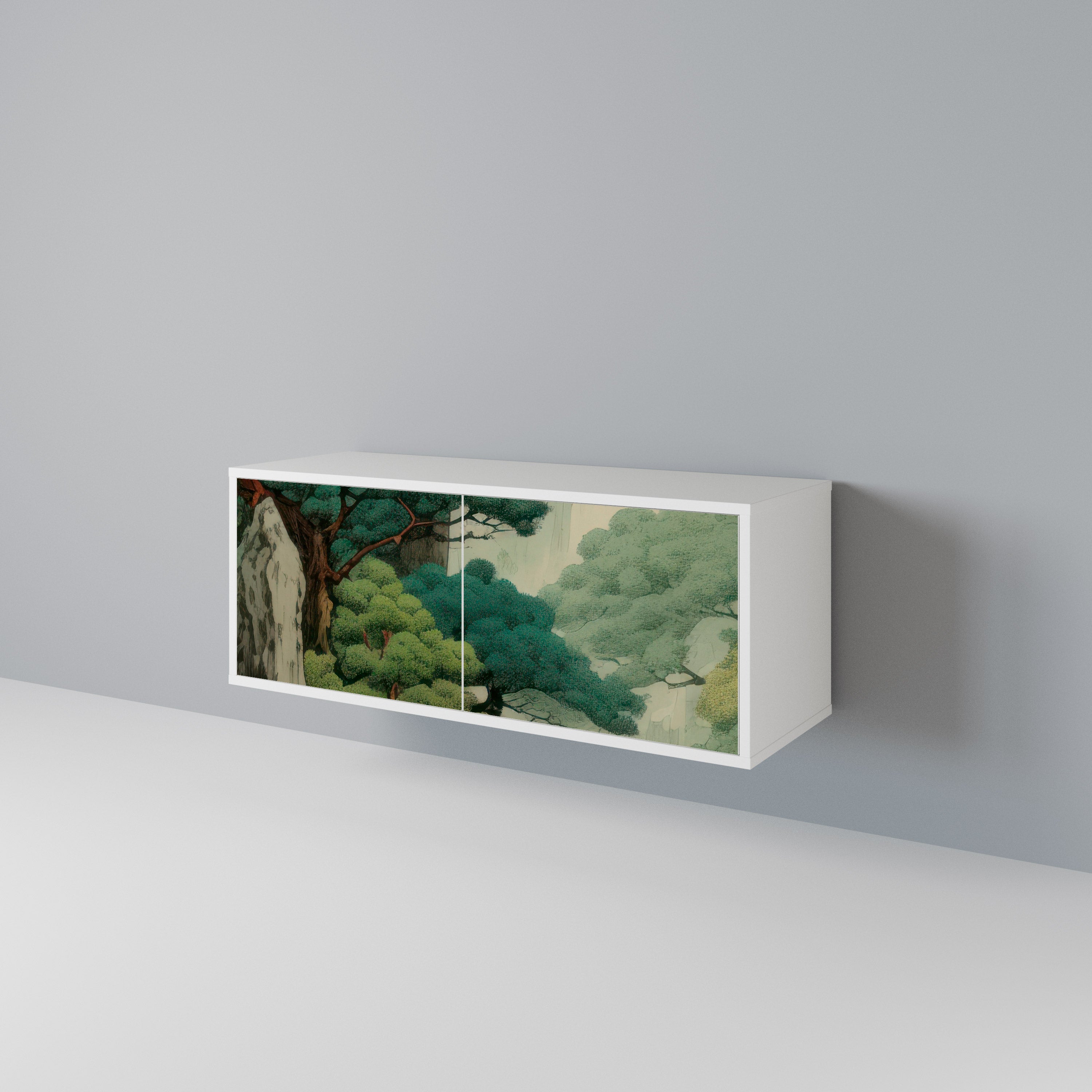 VERDURE ABYSS Móvel de TV Compacto de 2 Portas