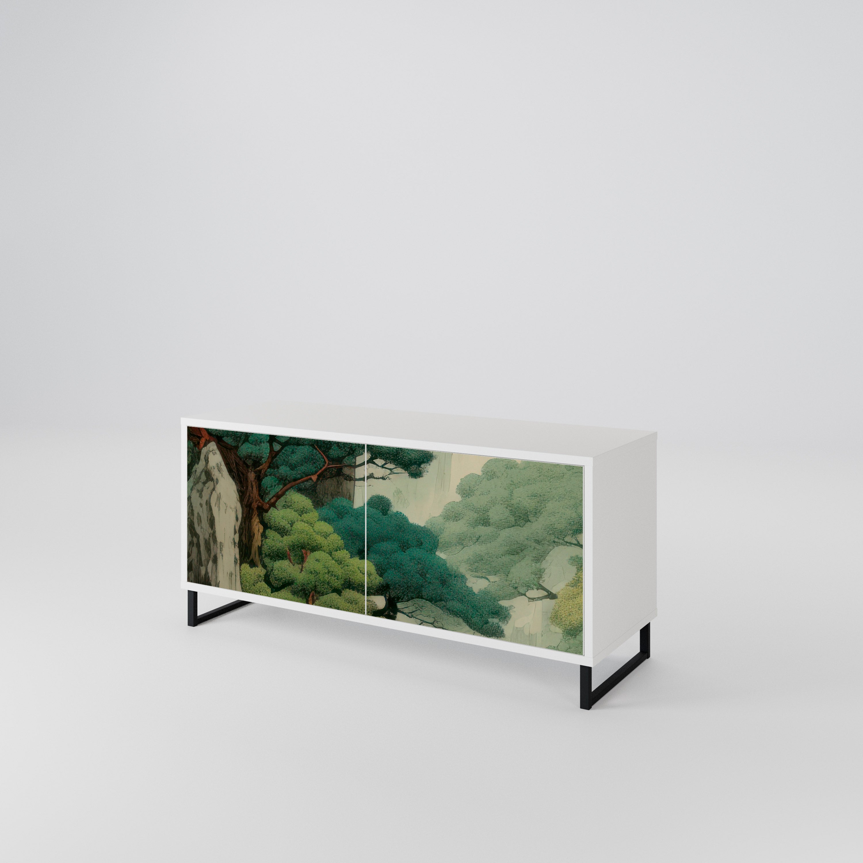 VERDURE ABYSS Móvel de TV Compacto de 2 Portas