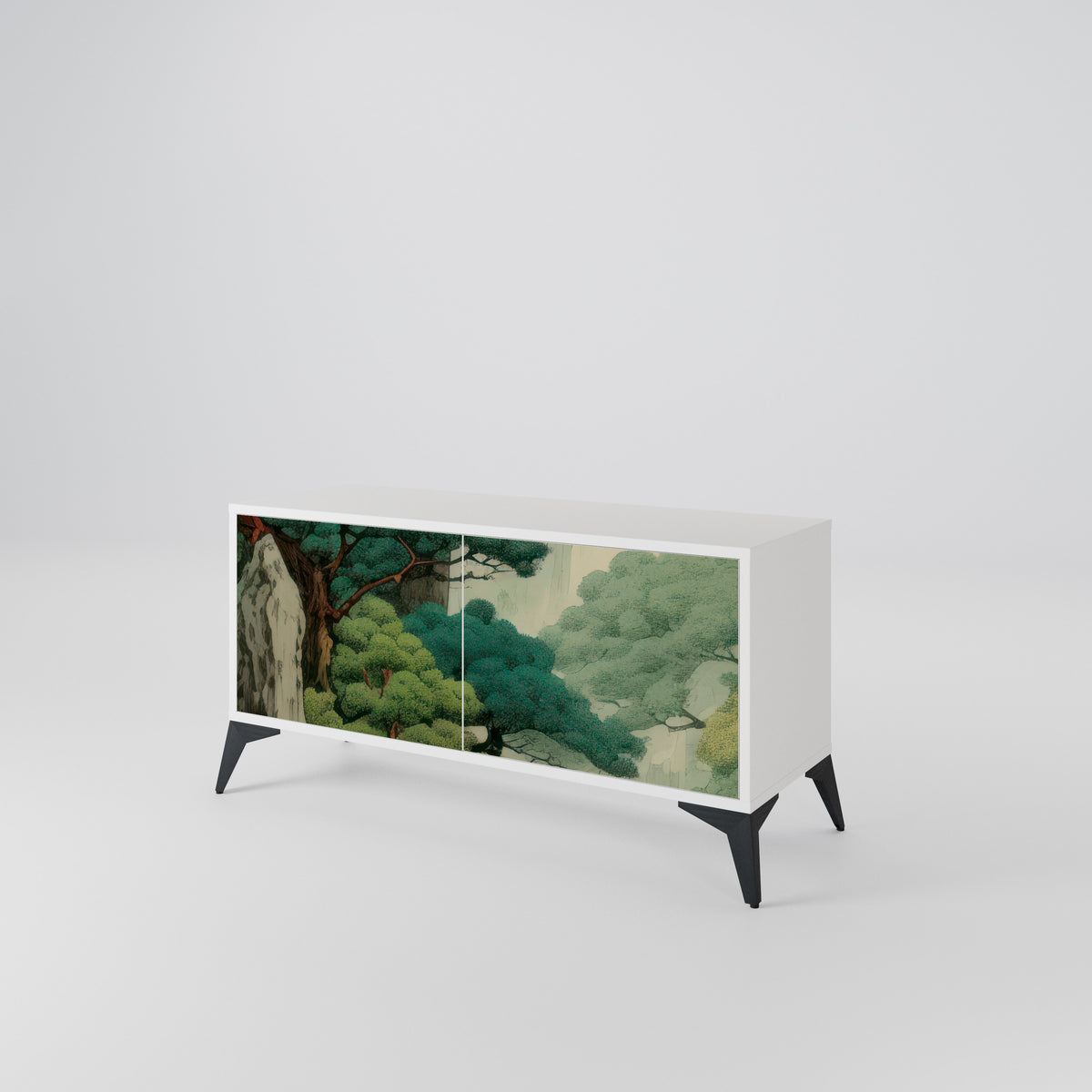 VERDURE ABYSS Móvel de TV Compacto de 2 Portas