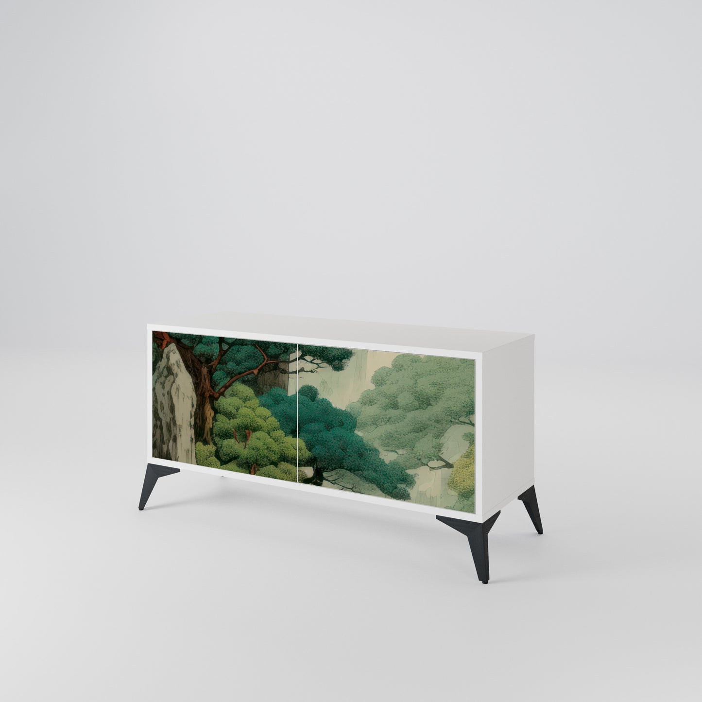 VERDURE ABYSS Móvel de TV Compacto de 2 Portas