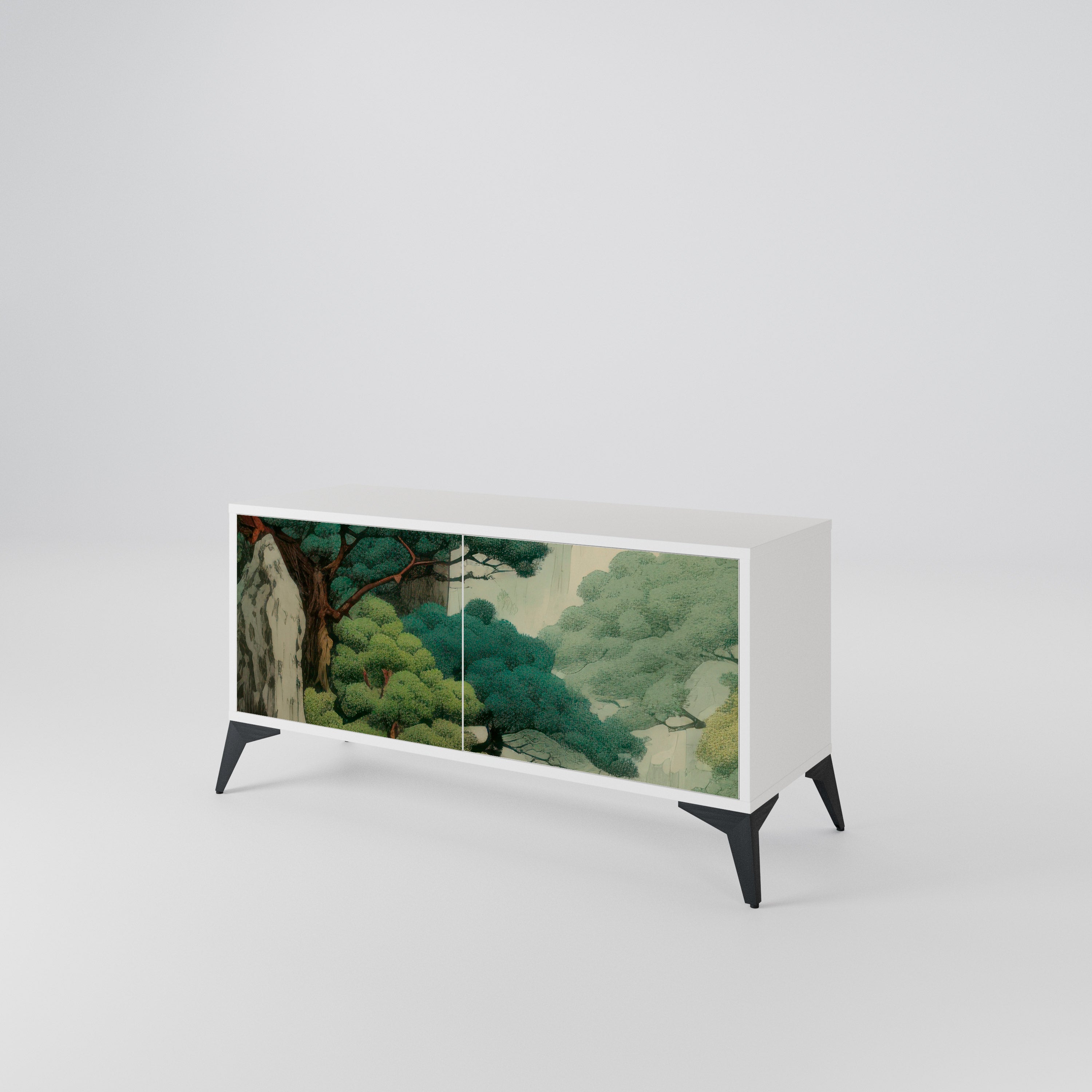 VERDURE ABYSS Móvel de TV Compacto de 2 Portas