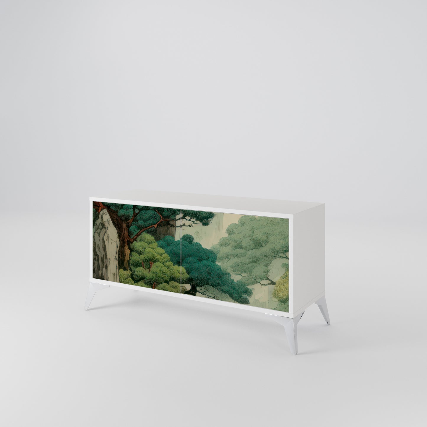 VERDURE ABYSS Móvel de TV Compacto de 2 Portas