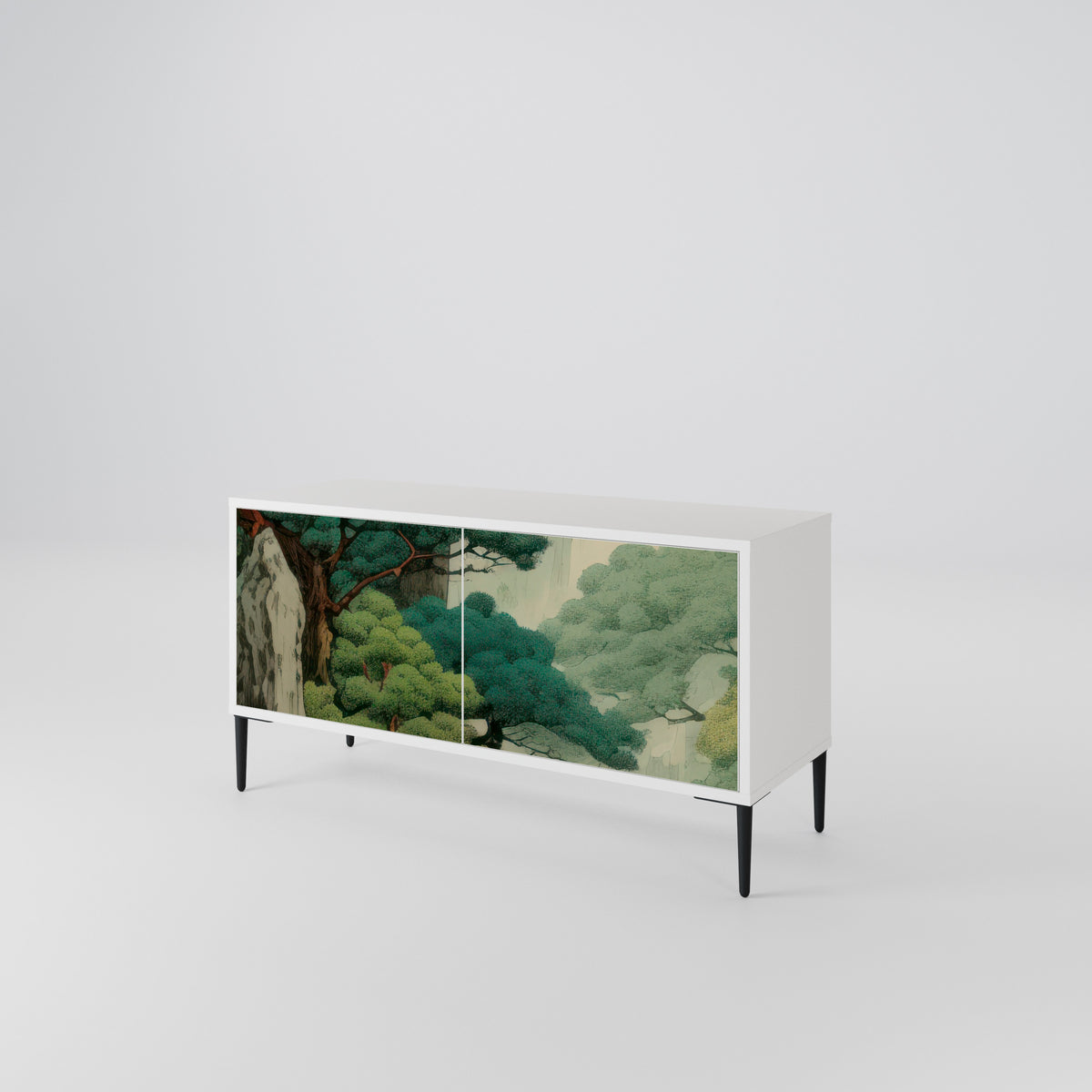 VERDURE ABYSS Móvel de TV Compacto de 2 Portas