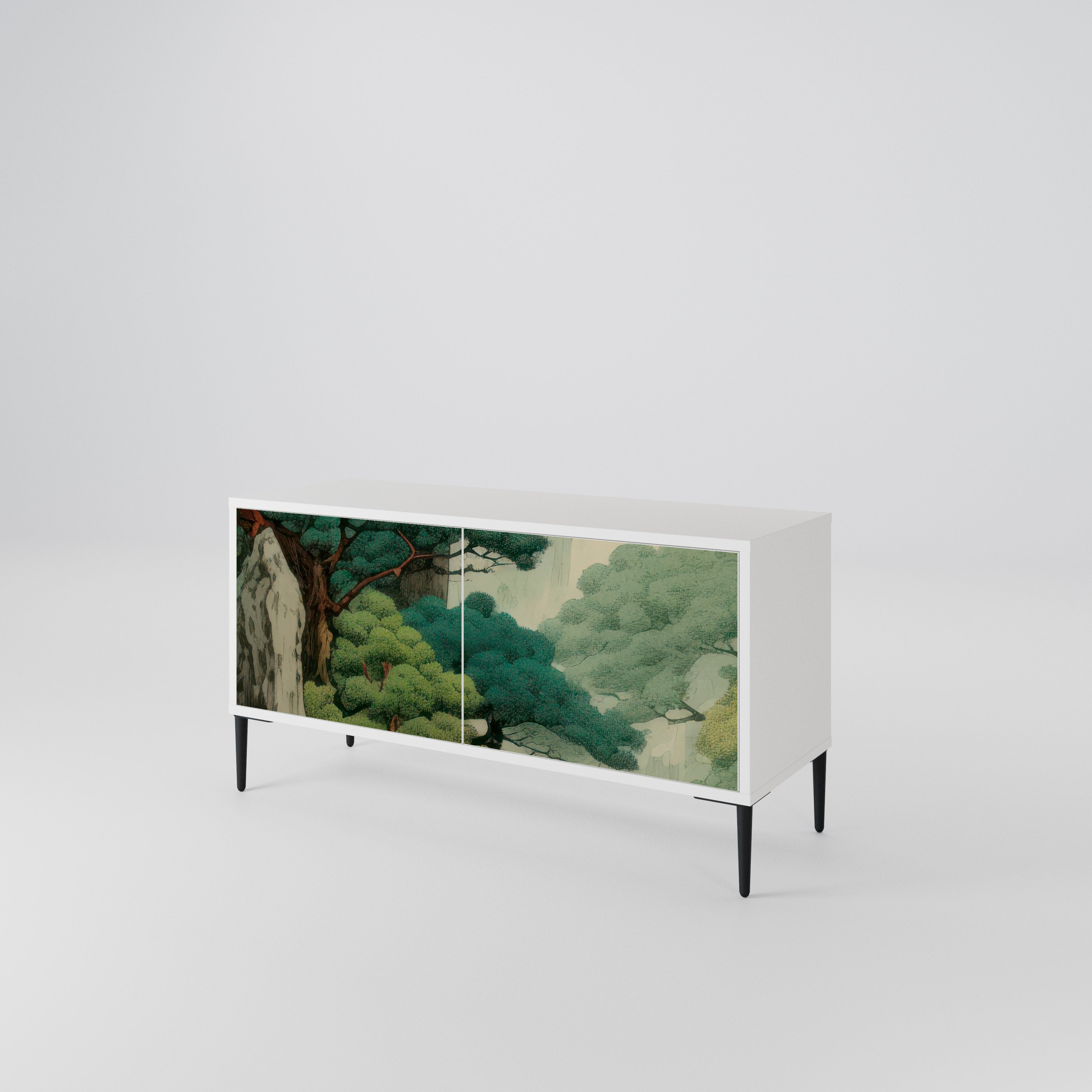 VERDURE ABYSS Móvel de TV Compacto de 2 Portas