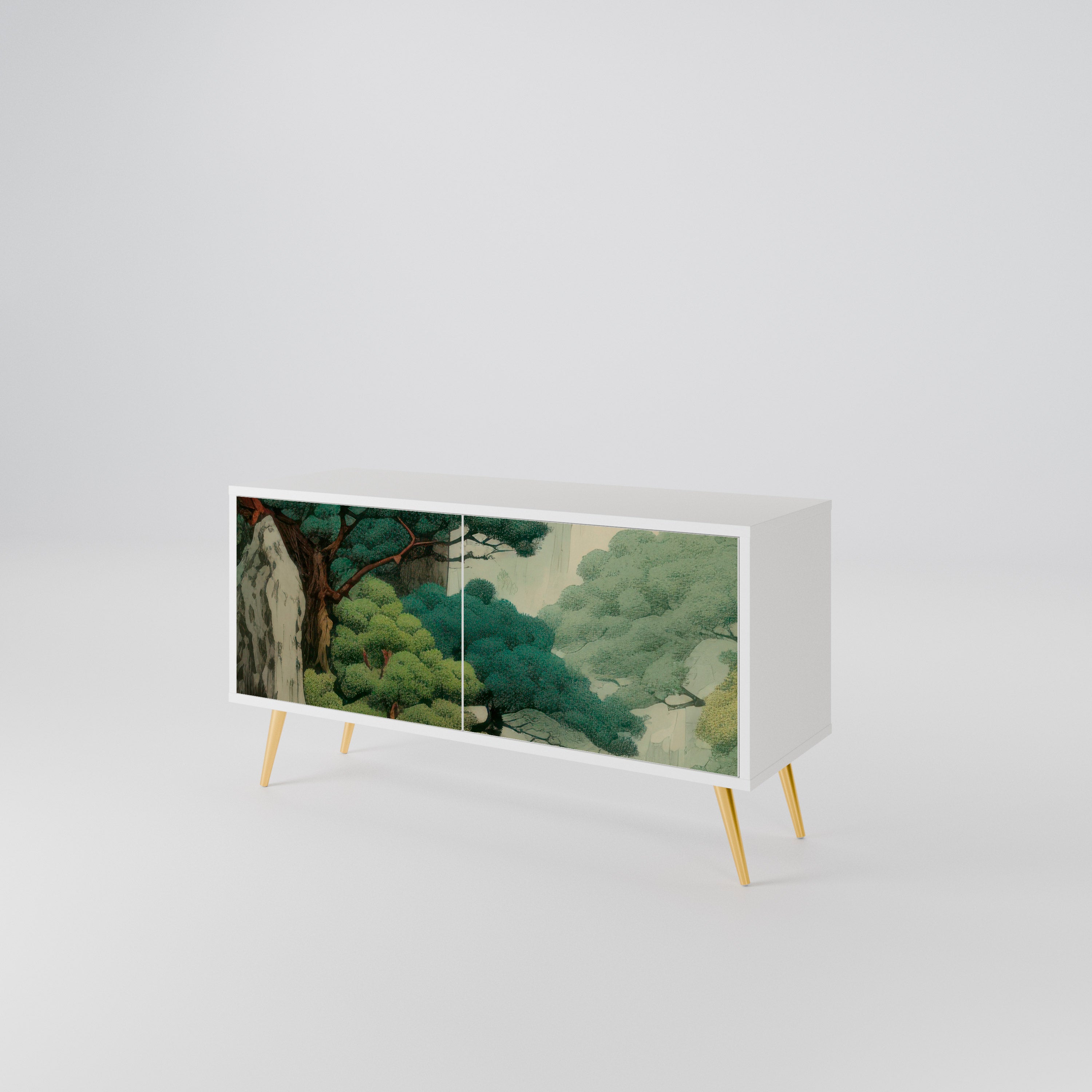 VERDURE ABYSS Móvel de TV Compacto de 2 Portas