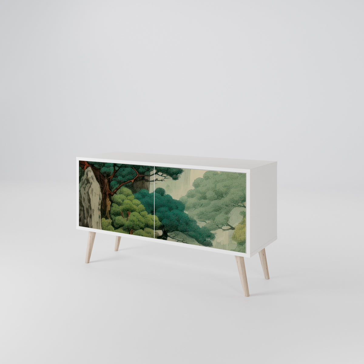 VERDURE ABYSS Móvel de TV Compacto de 2 Portas