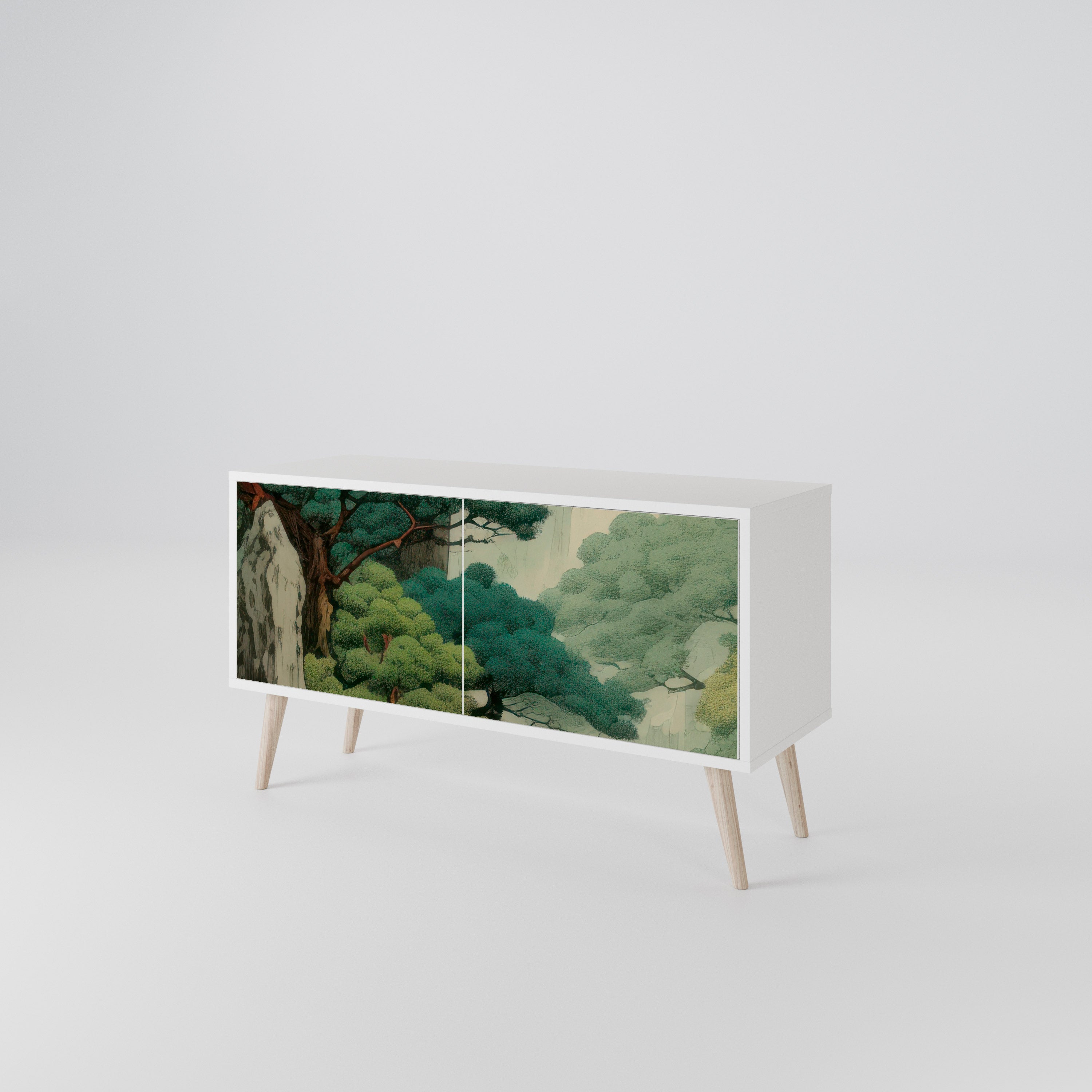 VERDURE ABYSS Móvel de TV Compacto de 2 Portas