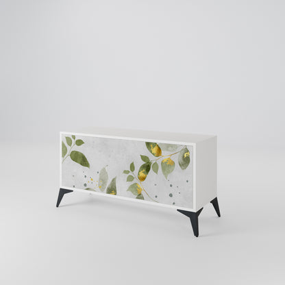 ELEGANT BOTANICS Móvel de TV Compacto de 2 Portas