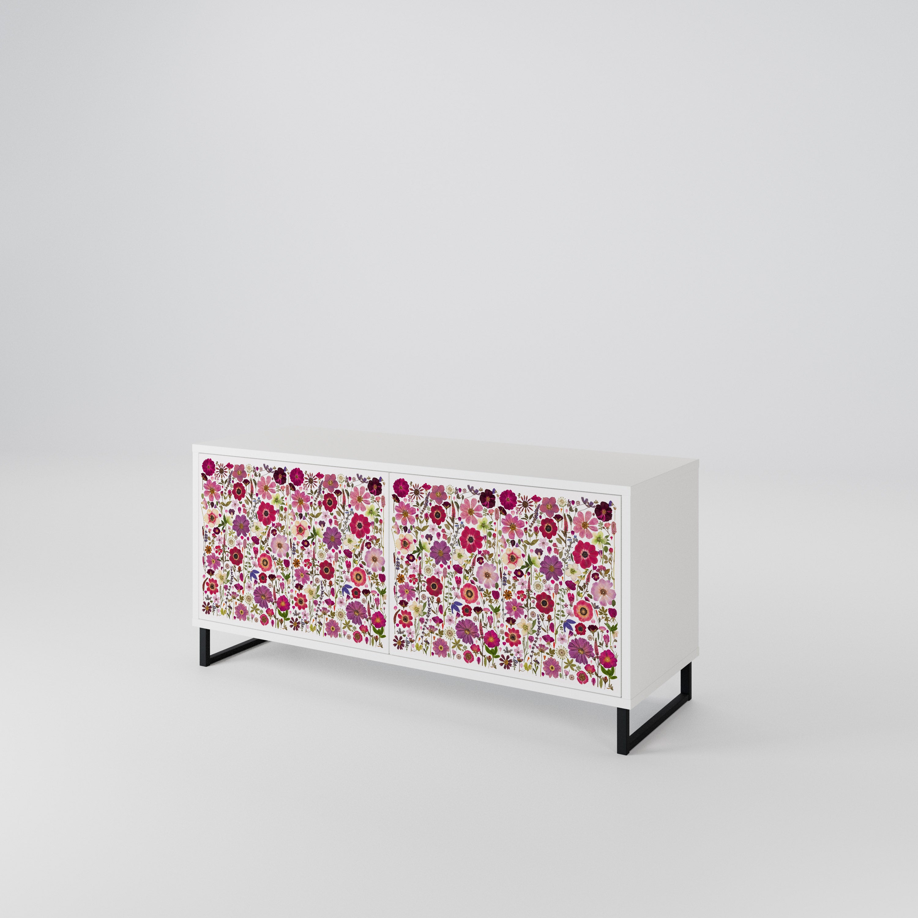 PETAL GARDEN Móvel de TV Compacto de 2 Portas