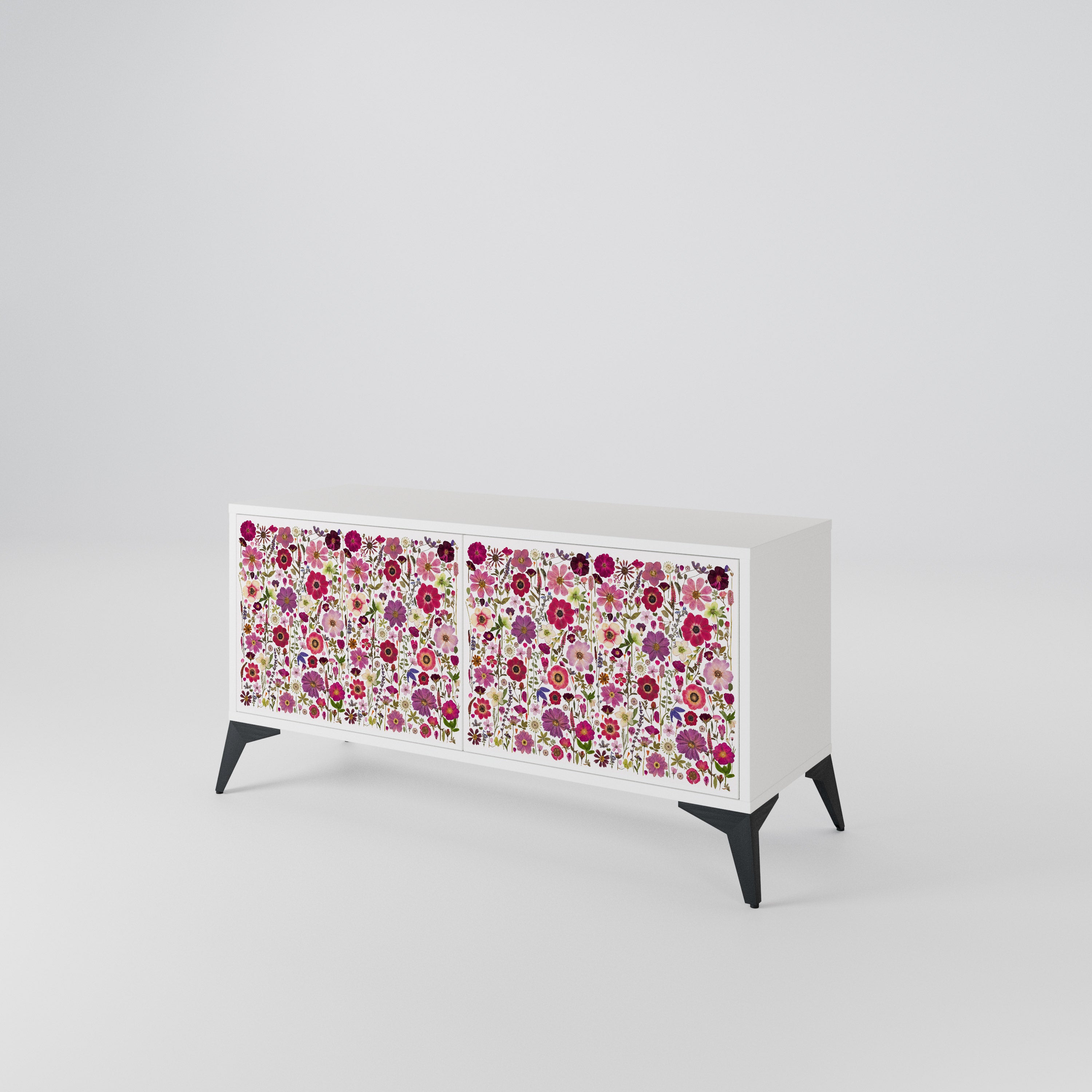 PETAL GARDEN Móvel de TV Compacto de 2 Portas