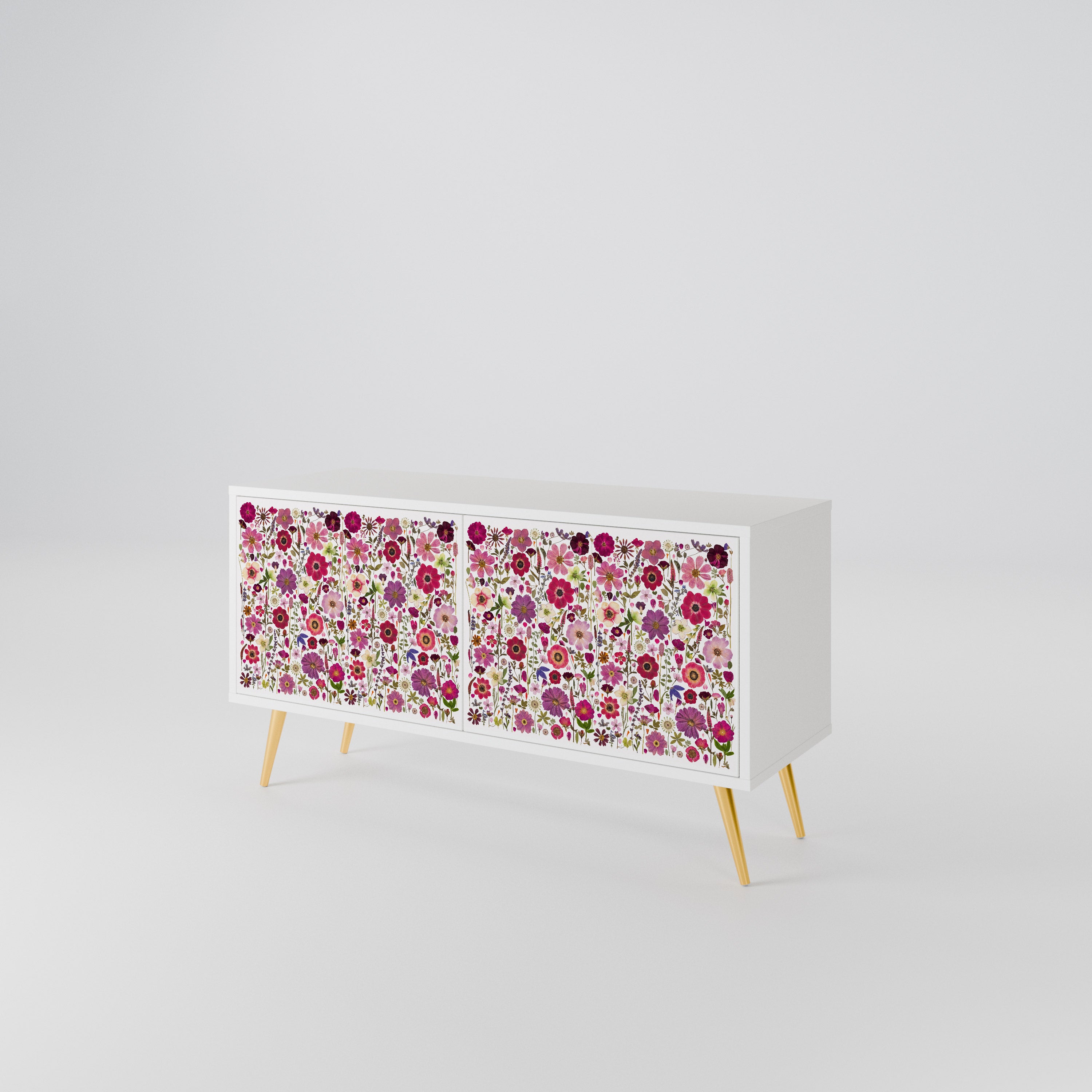 PETAL GARDEN Móvel de TV Compacto de 2 Portas