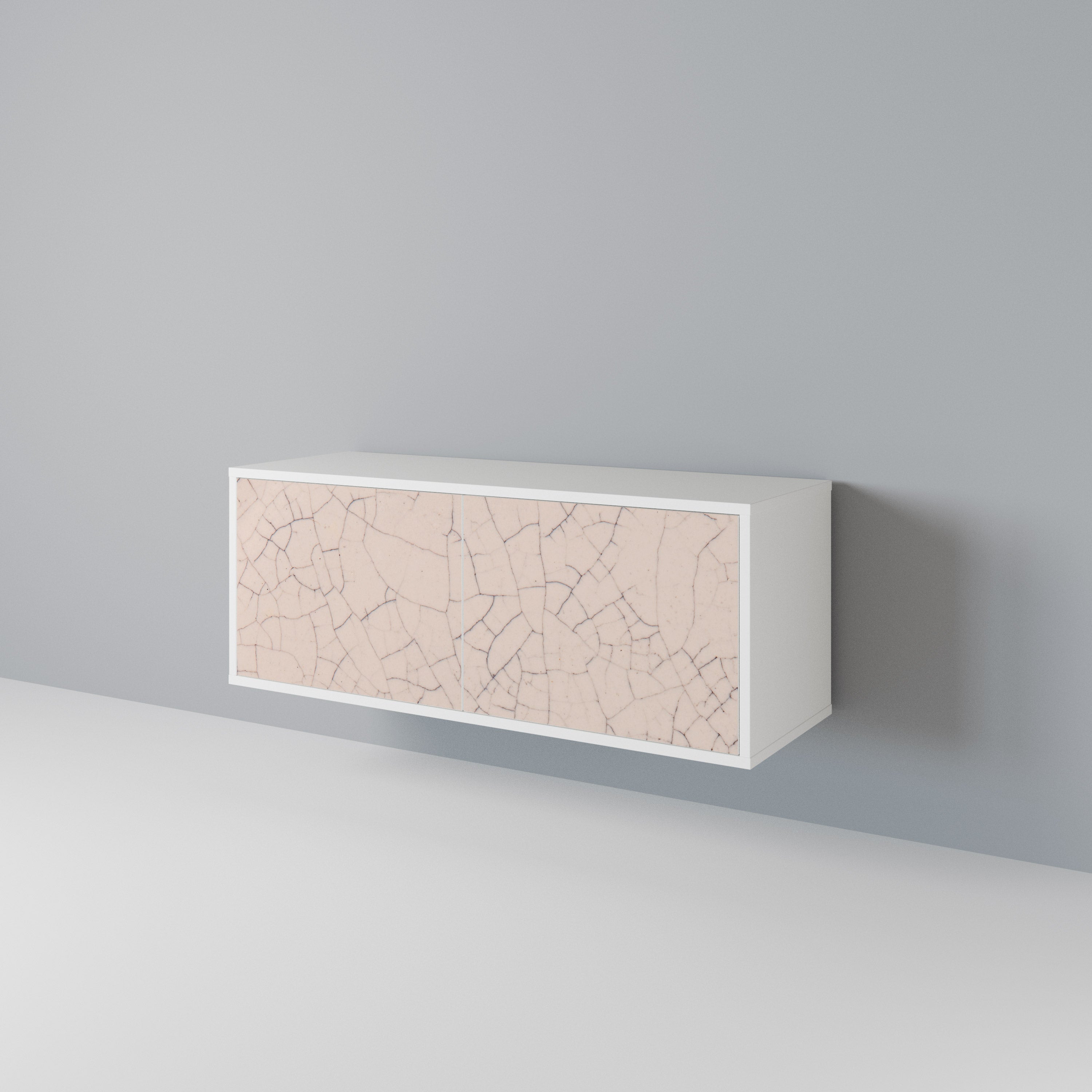 CERAMIC TEXTURE Móvel de TV Compacto de 2 Portas