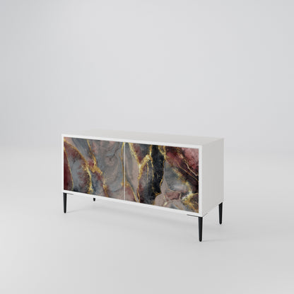 GOLDEN TIDES Compact 2-Door TV Cabinet