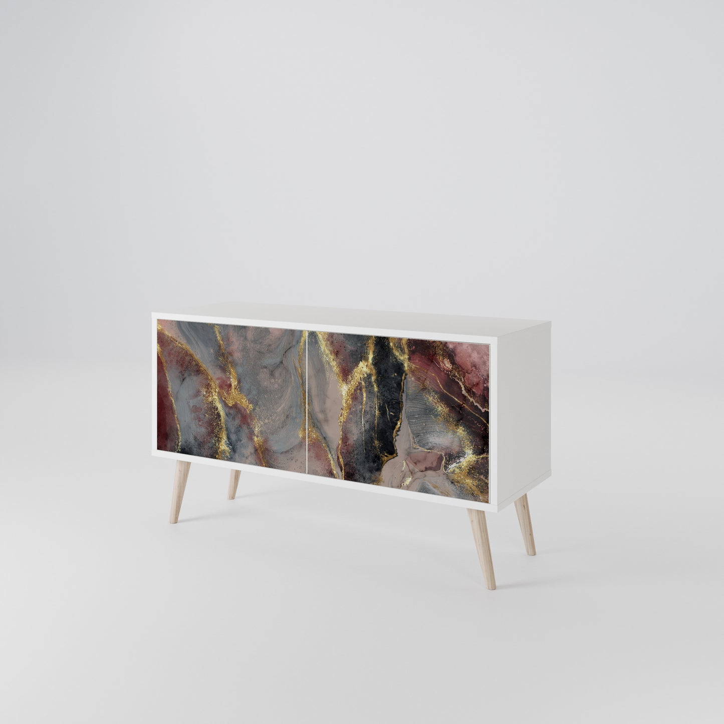 GOLDEN TIDES Compact 2-Door TV Cabinet
