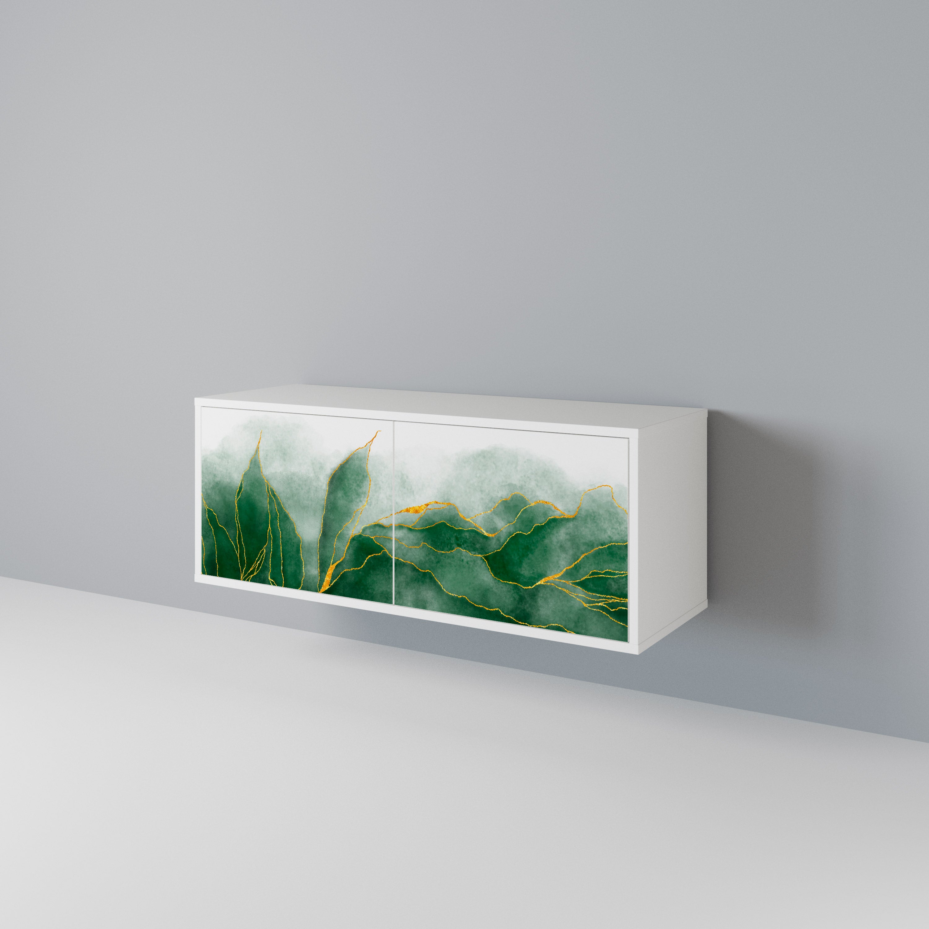 EXPENSIVE NATURE Móvel de TV Compacto de 2 Portas
