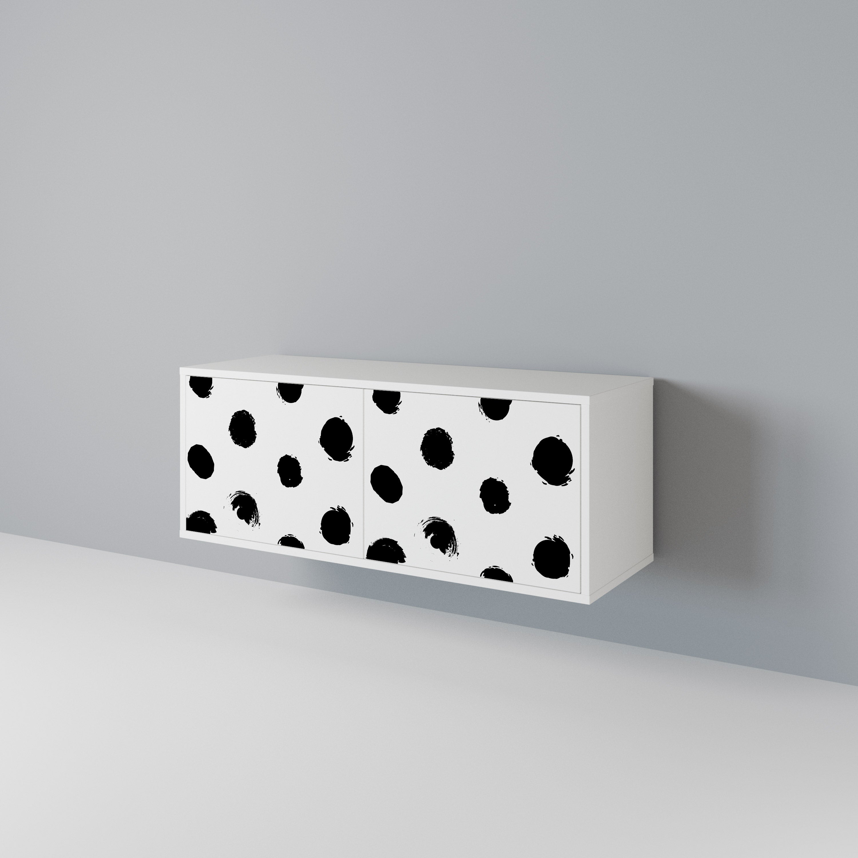 SLIPPING MINUTES Compact 2-Door TV Cabinet