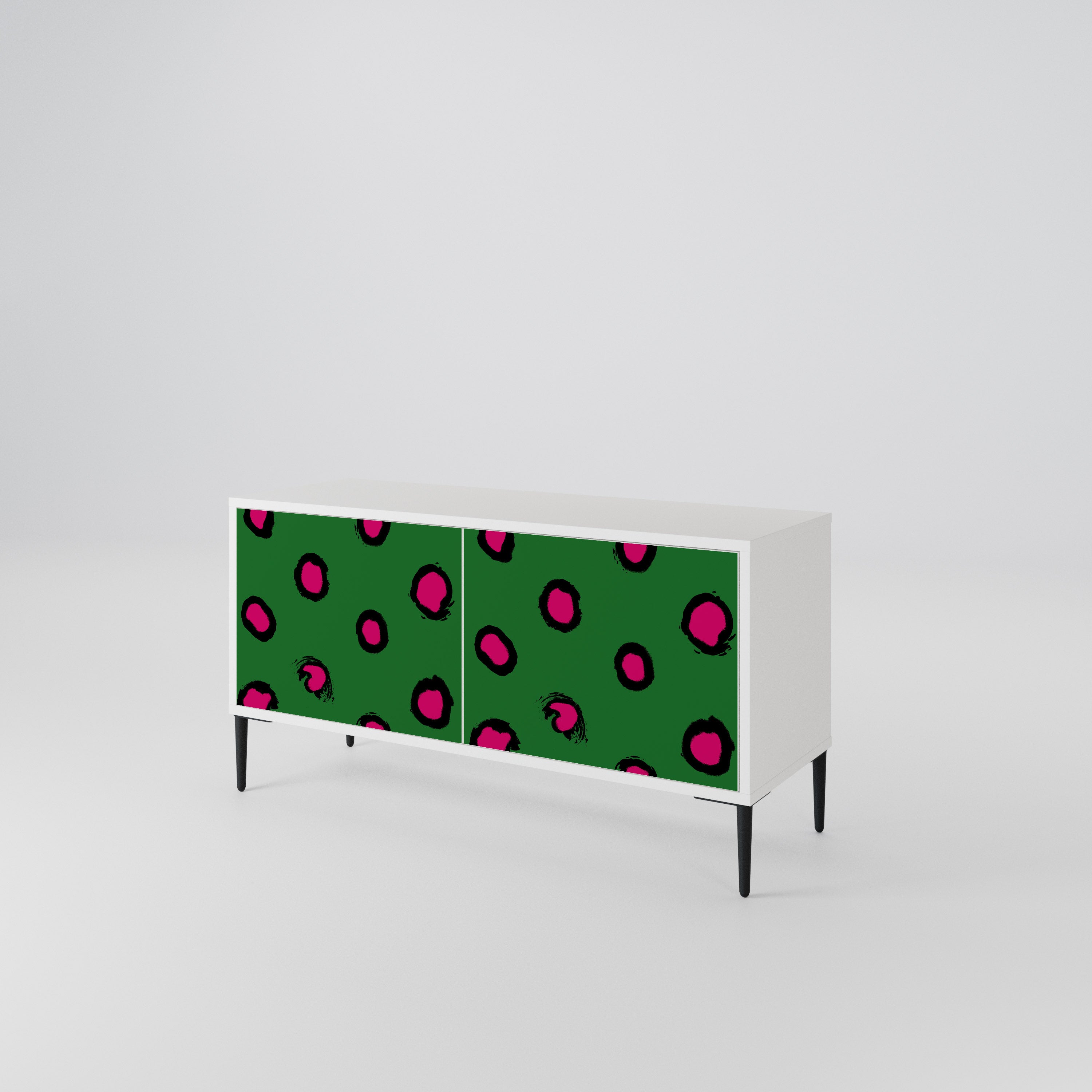 FUNKY SPOTS Compact 2-Door TV Cabinet