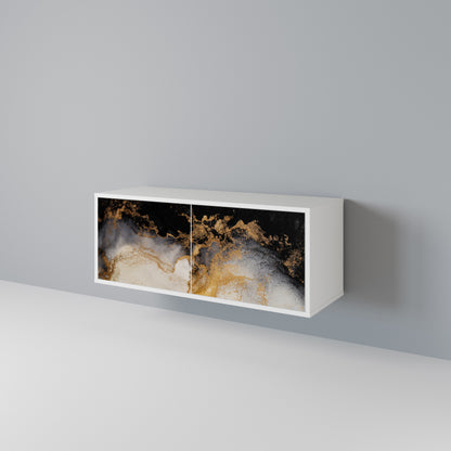 MARBLE OF TOMMORROW Móvel de TV Compacto de 2 Portas