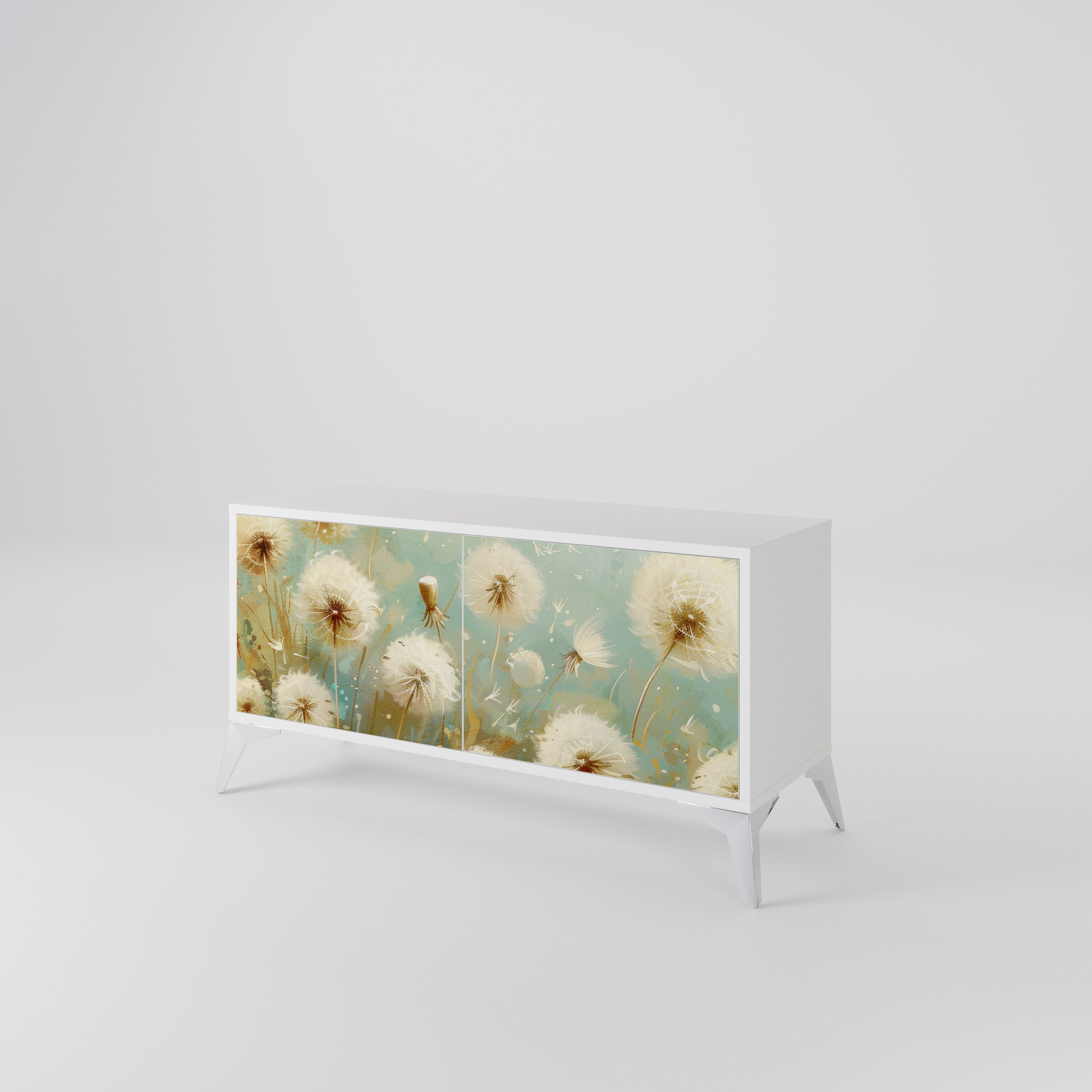 DREAMY MEADOW Compact 2-Door TV Cabinet