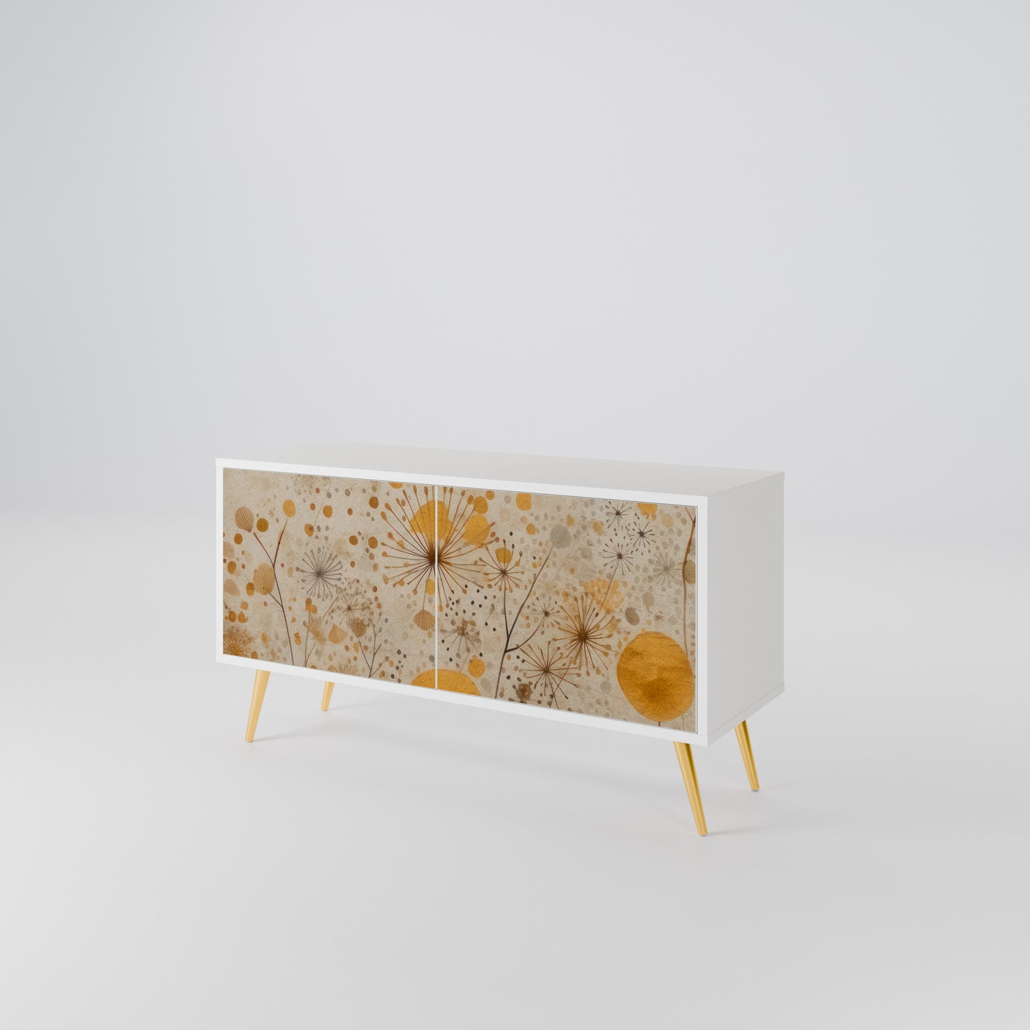 MORNING GLADE Móvel de TV Compacto de 2 Portas