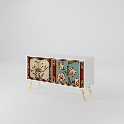 TIMELESS FLORA Móvel de TV Compacto de 2 Portas