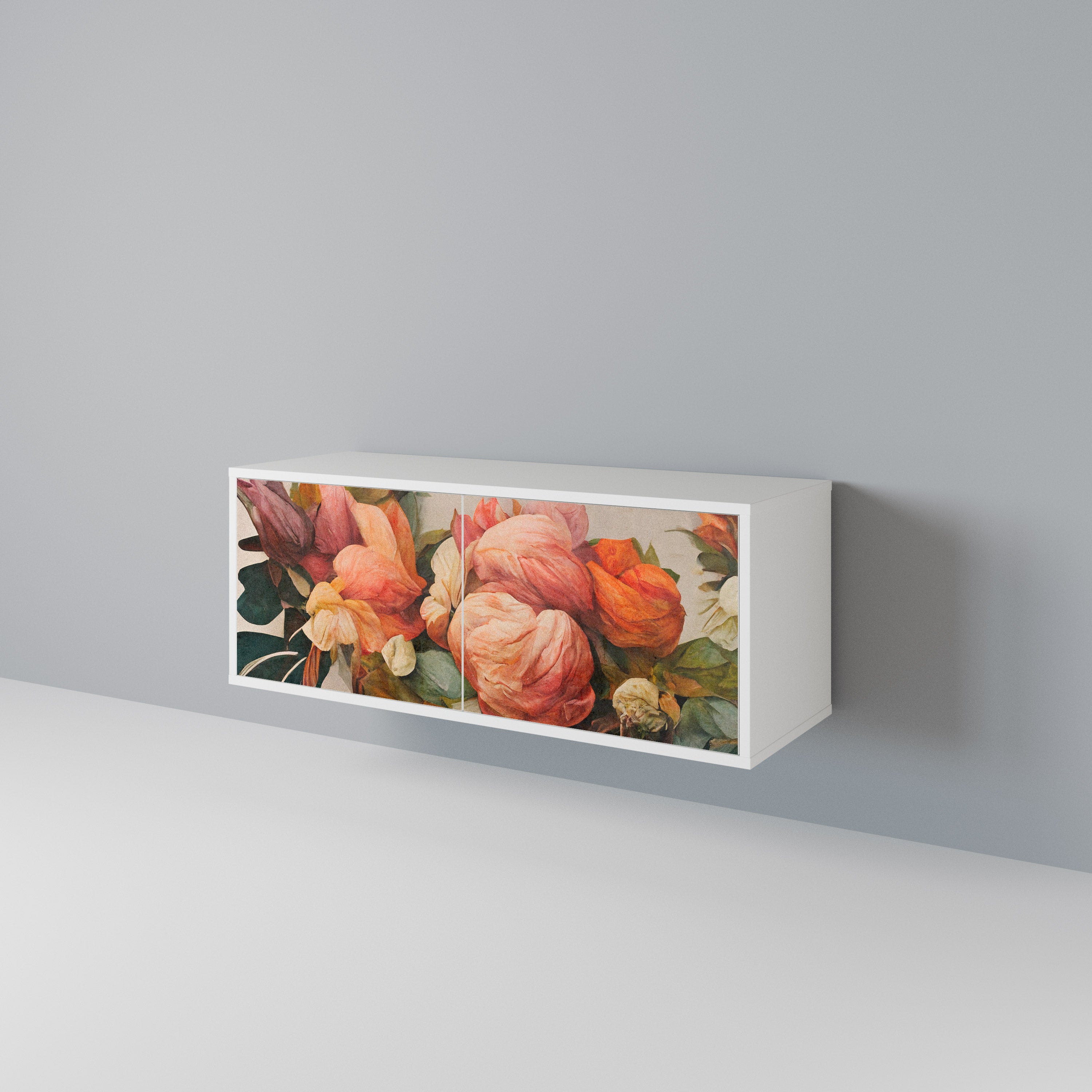 STYLISH BEAUTY Móvel de TV Compacto de 2 Portas