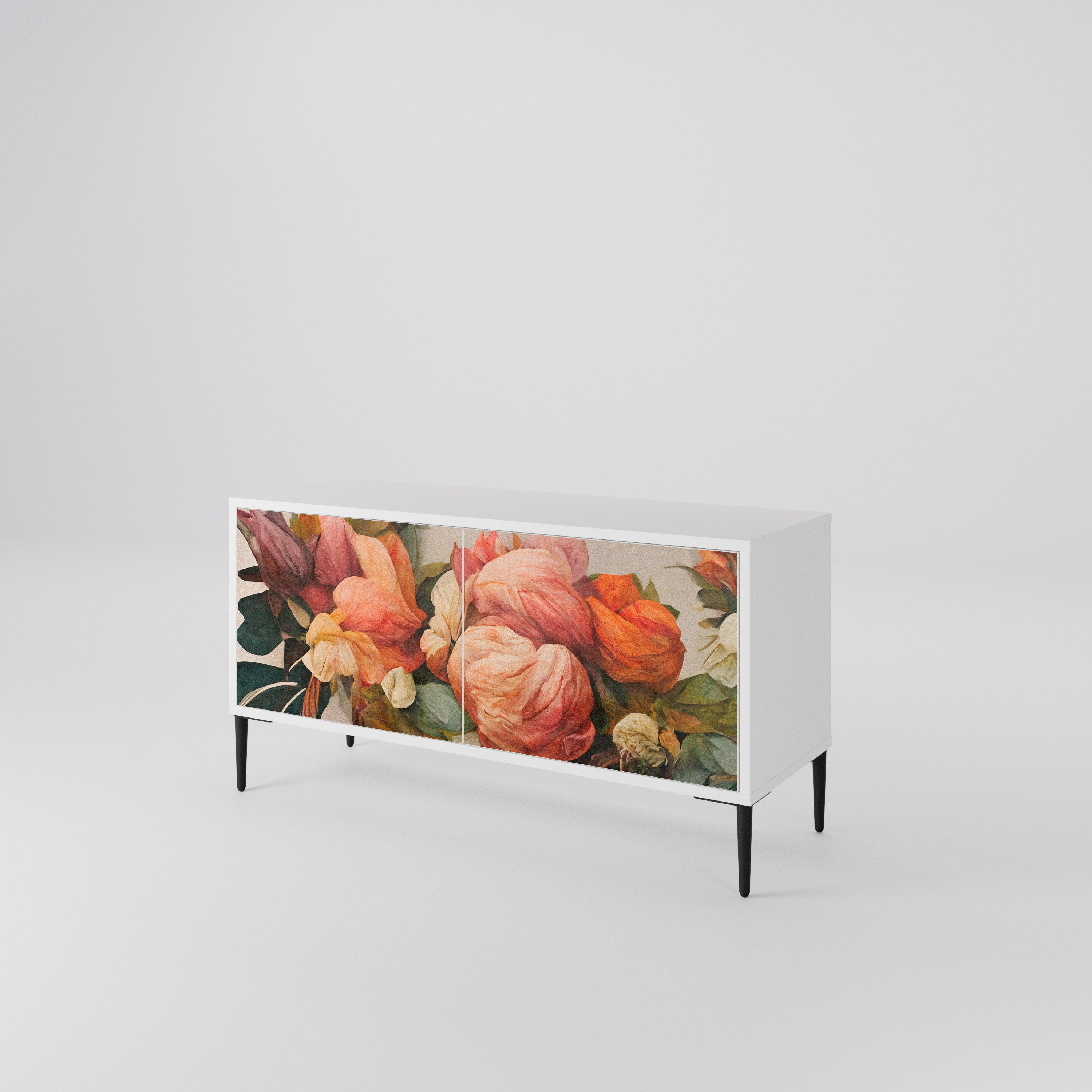 STYLISH BEAUTY Móvel de TV Compacto de 2 Portas