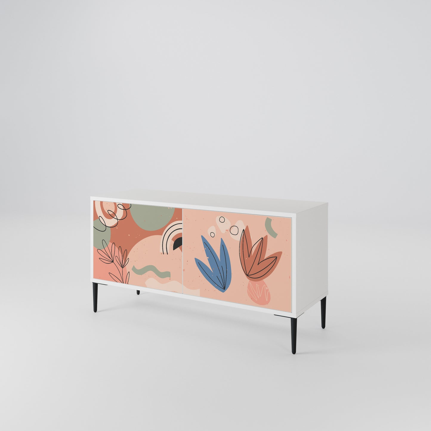 PASTEL DESTINY Compact 2-Door TV Cabinet